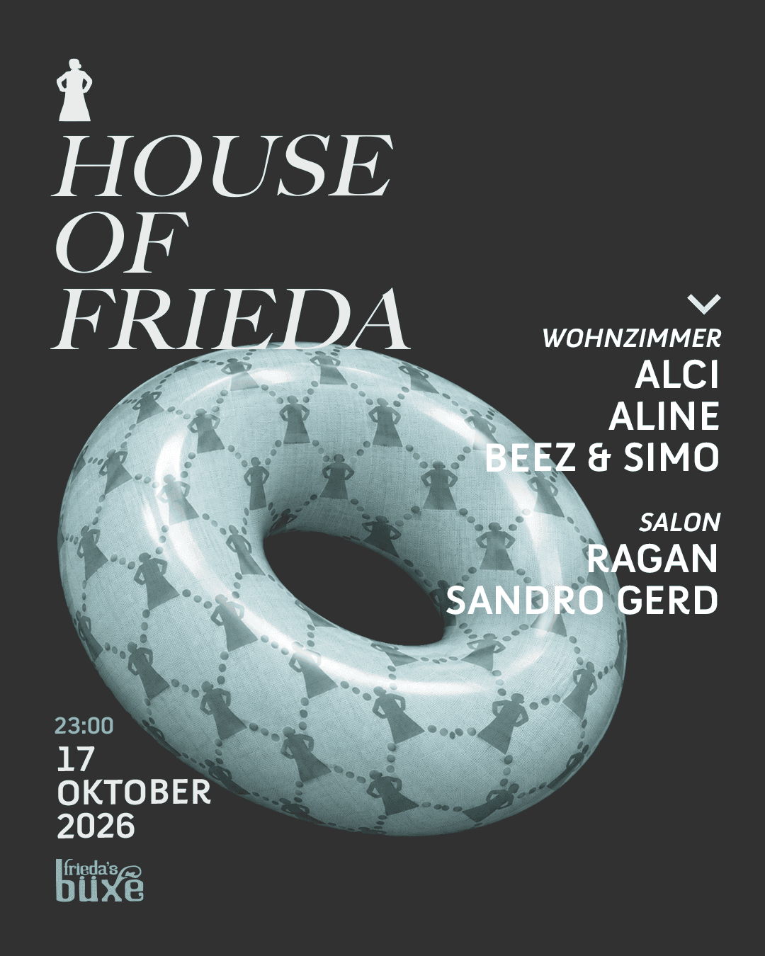 Flyer de House of Frieda