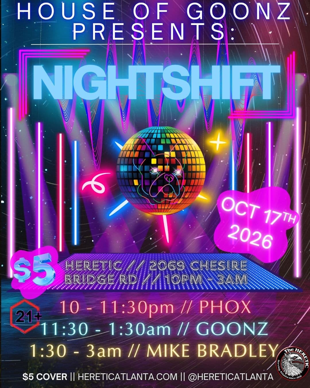 House of Goonz Presents Nightshift