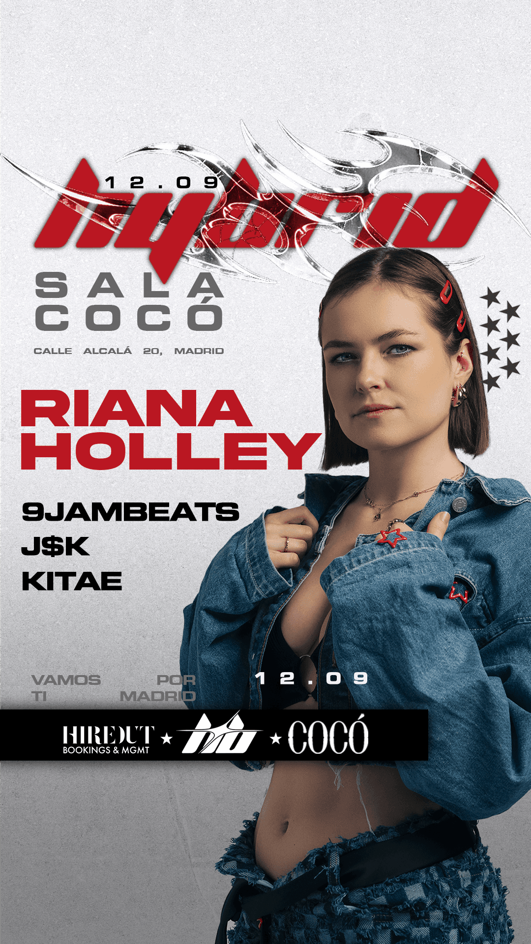 Flyer de HYBRID: Riana Holley