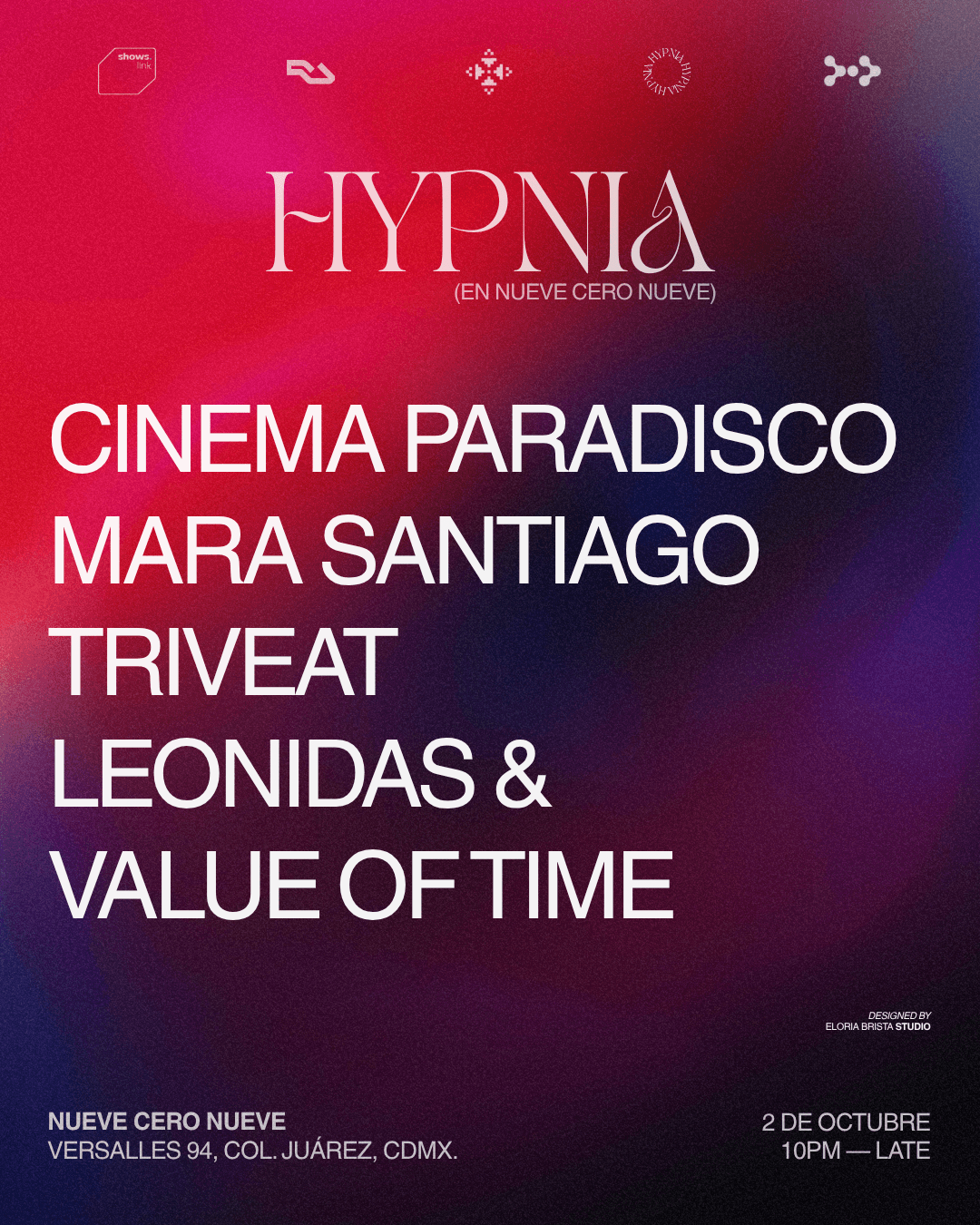 Hypnia en Nueve Cero Nueve