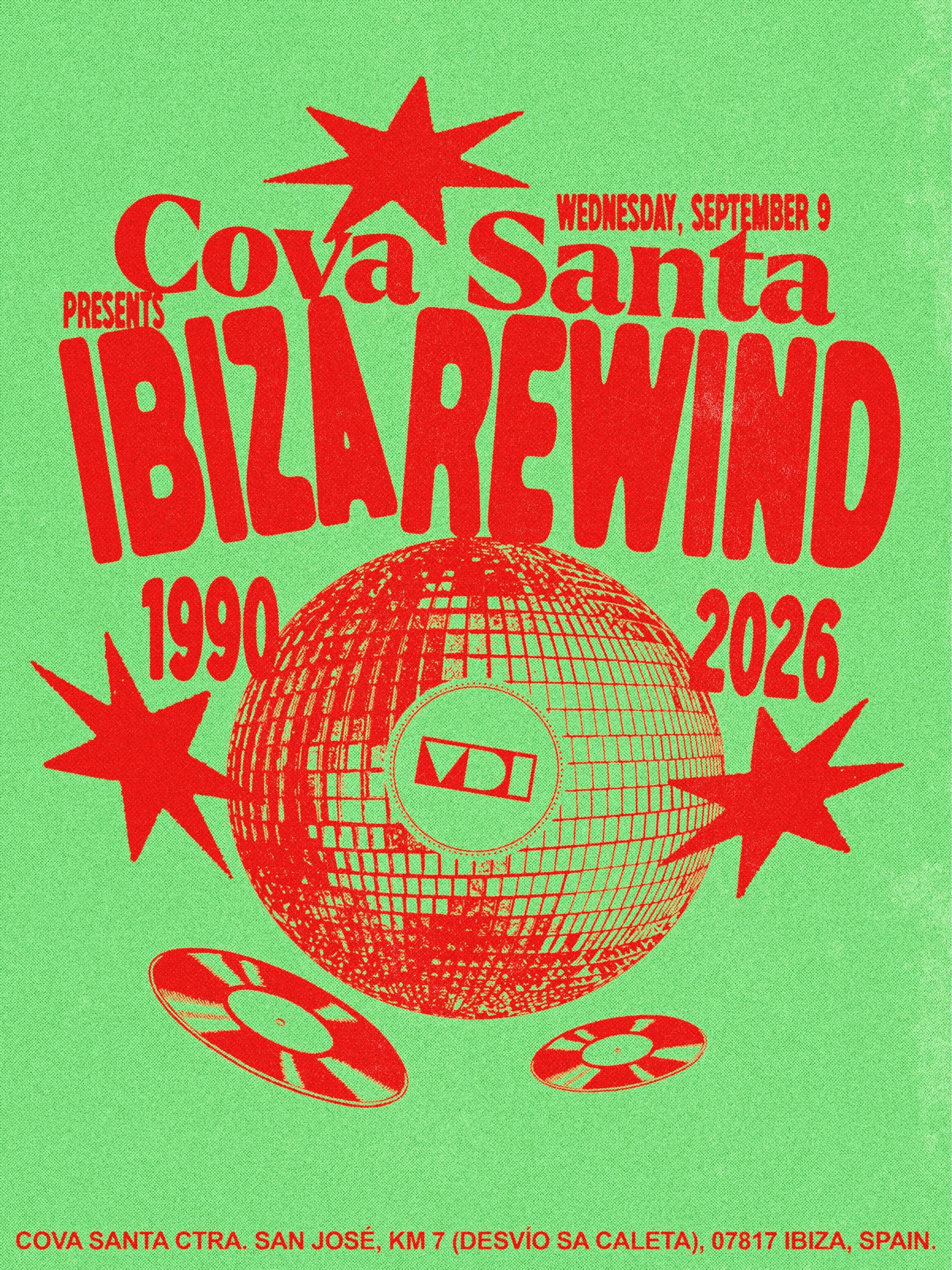 Cova Santa Presents Ibiza Rewind 1990-2026