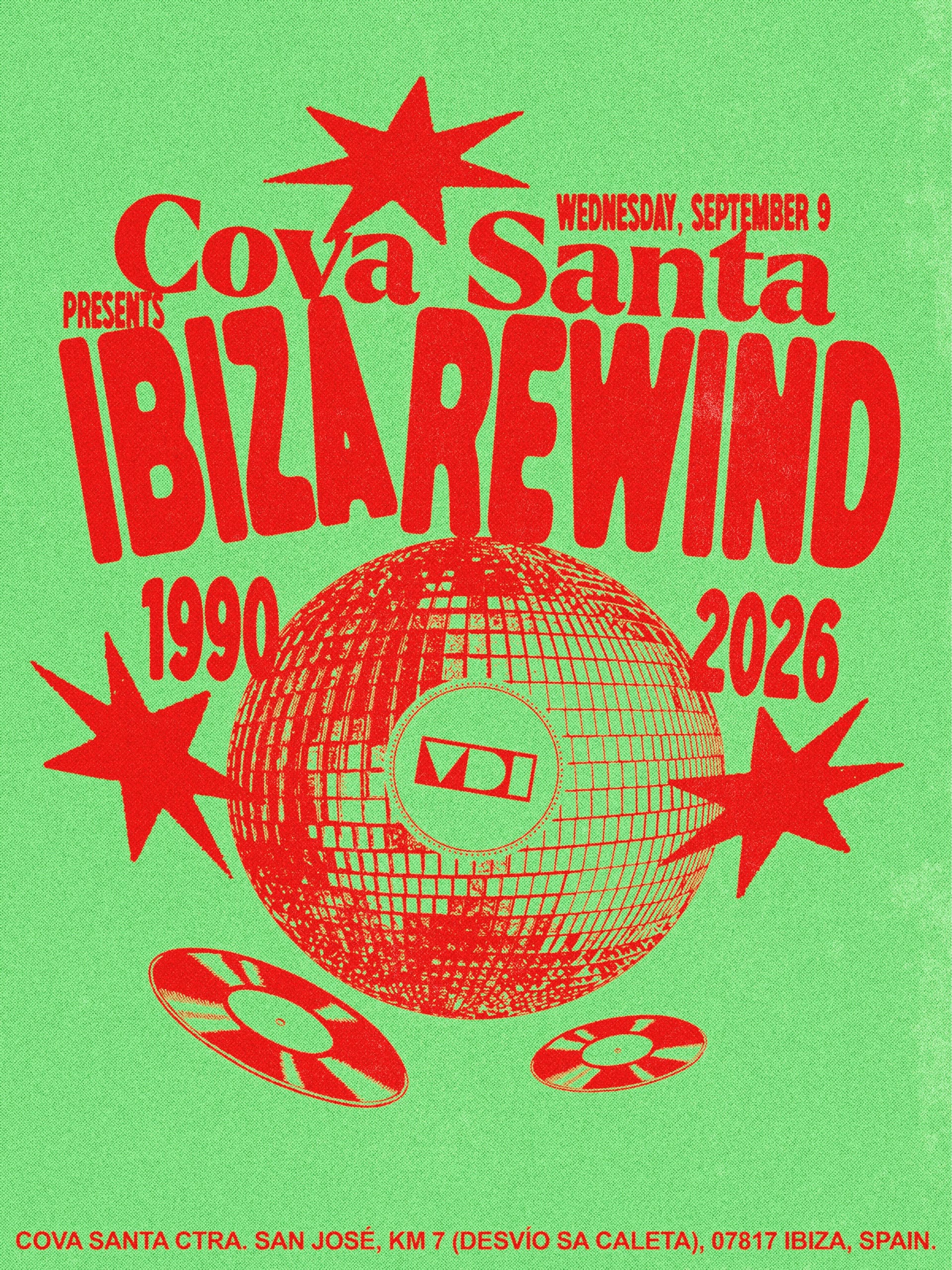 Cova Santa Presents Ibiza Rewind 1990-2026