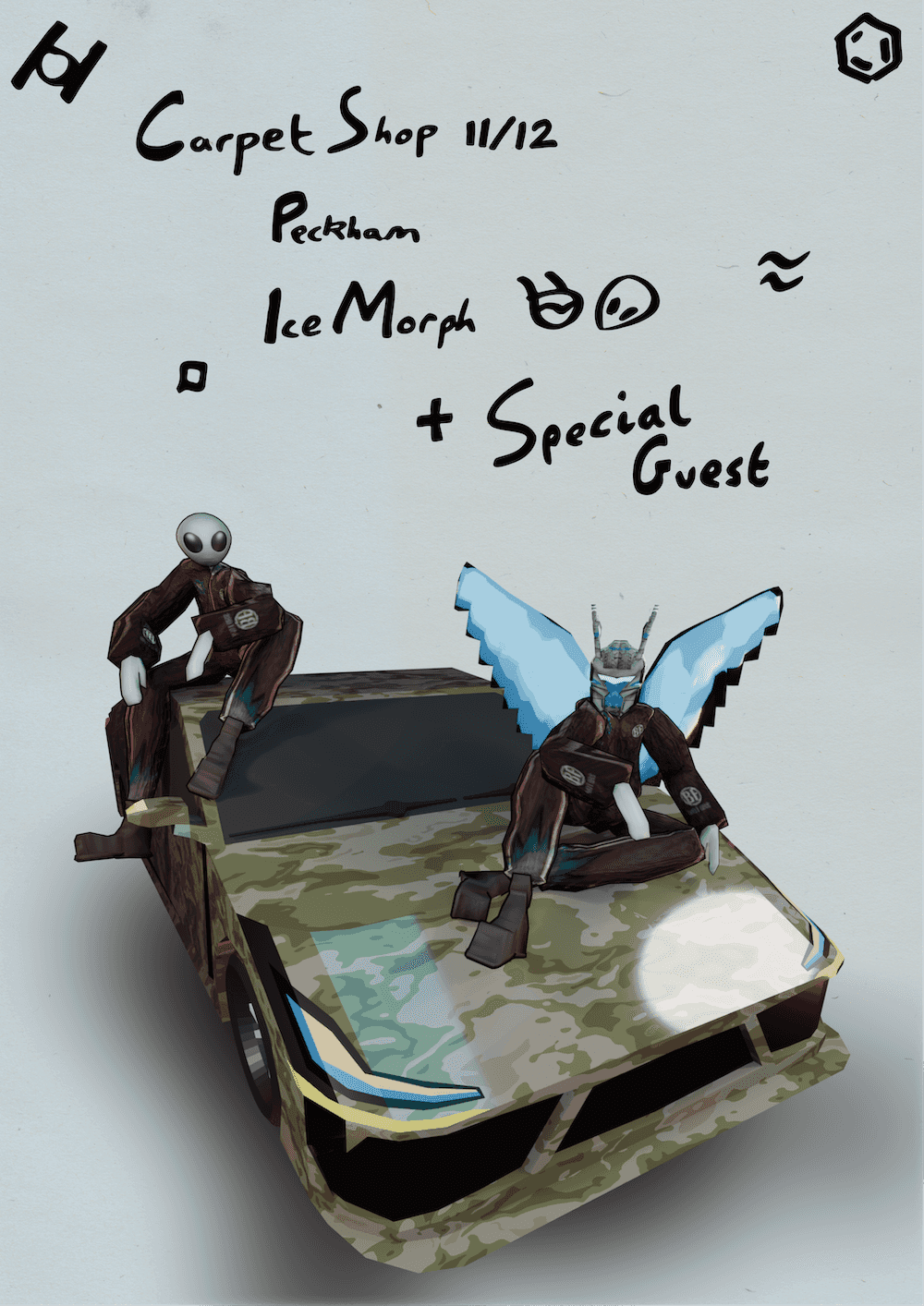 Flyer of ⌭ IceMorph ⌬ + VERY SPECIAL GUEST