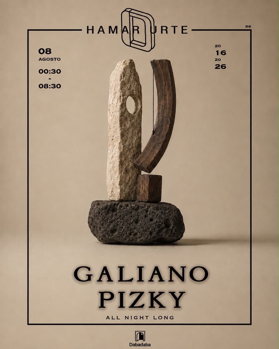 I.D: Galiano + Pizky all night long