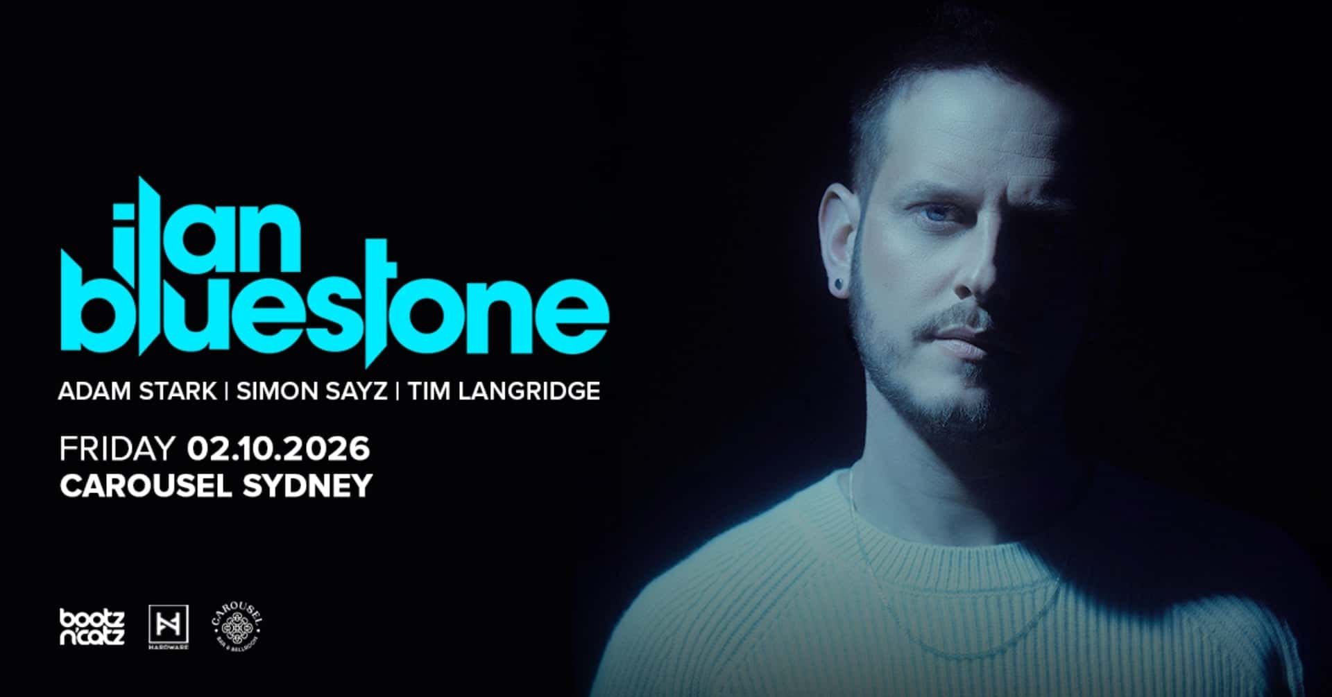 Flyer of Ilan Bluestone (Anjunabeats)