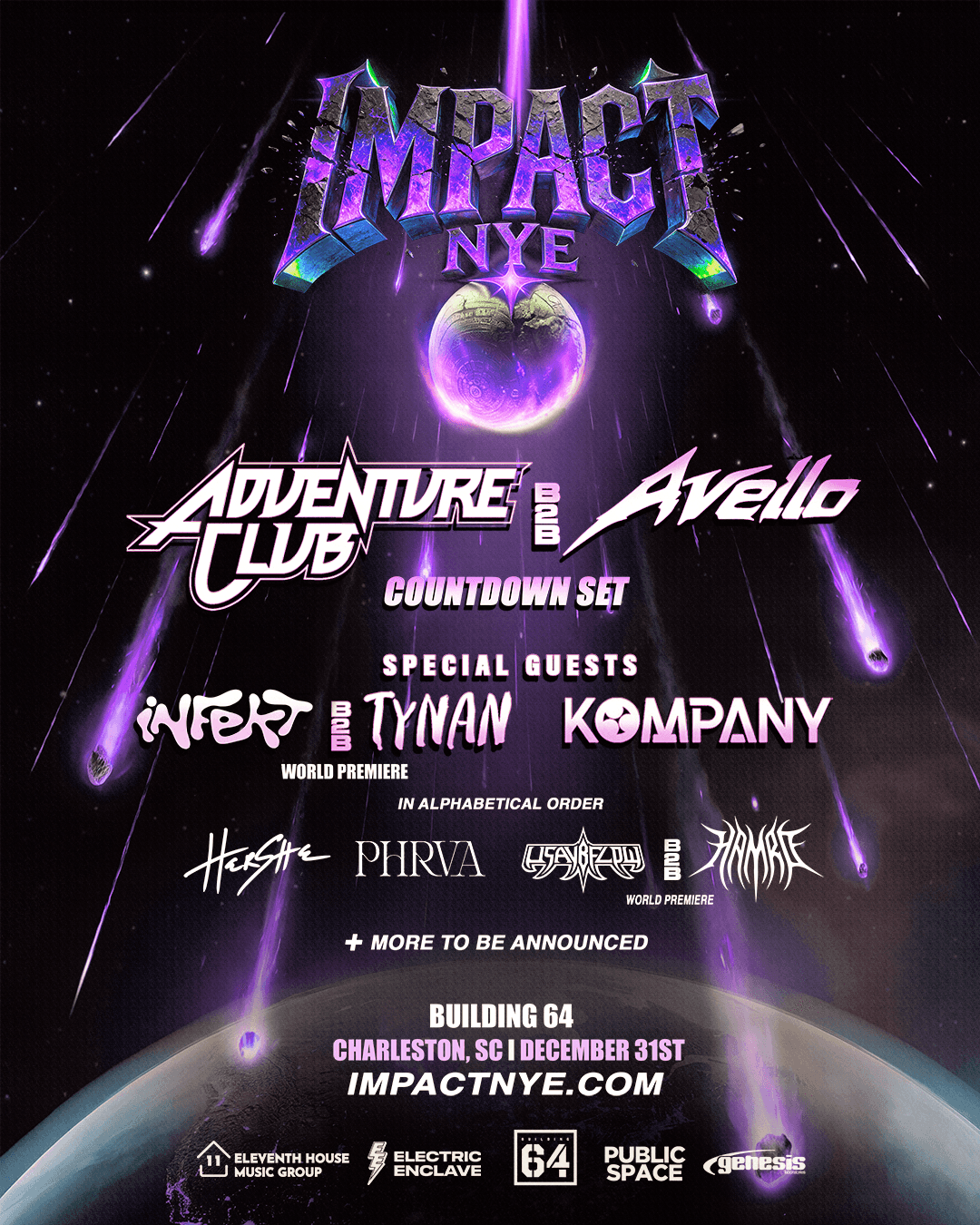 Flyer of IMPACT NYE