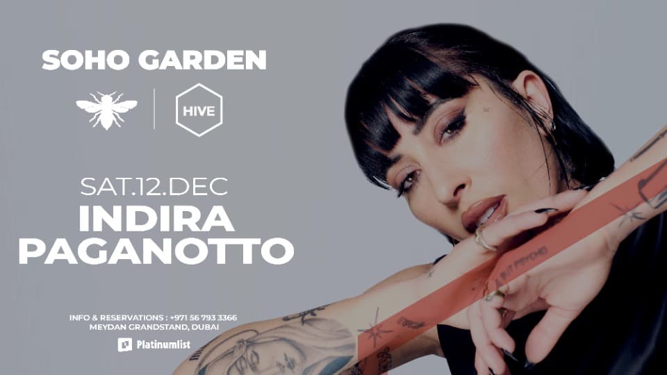 Indira Paganotto at Hive, Soho Garden Meydan - Dubai
