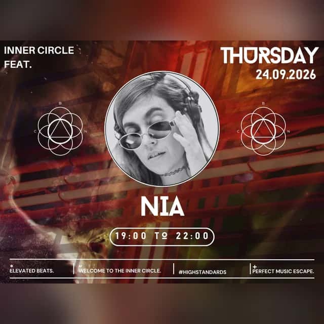 Flyer de Inner Circle feat. NIA