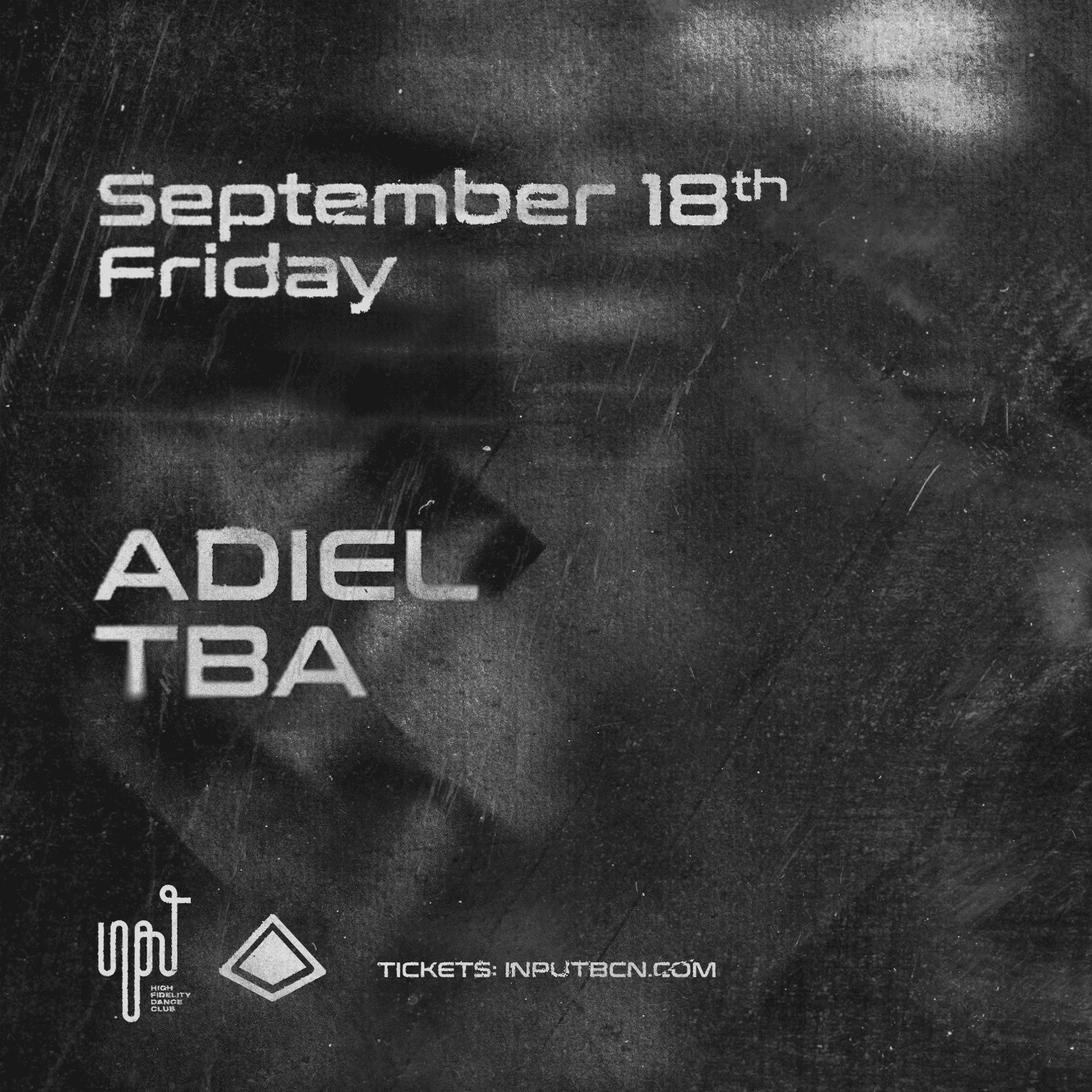 Cartel de INPUT pres. Adiel