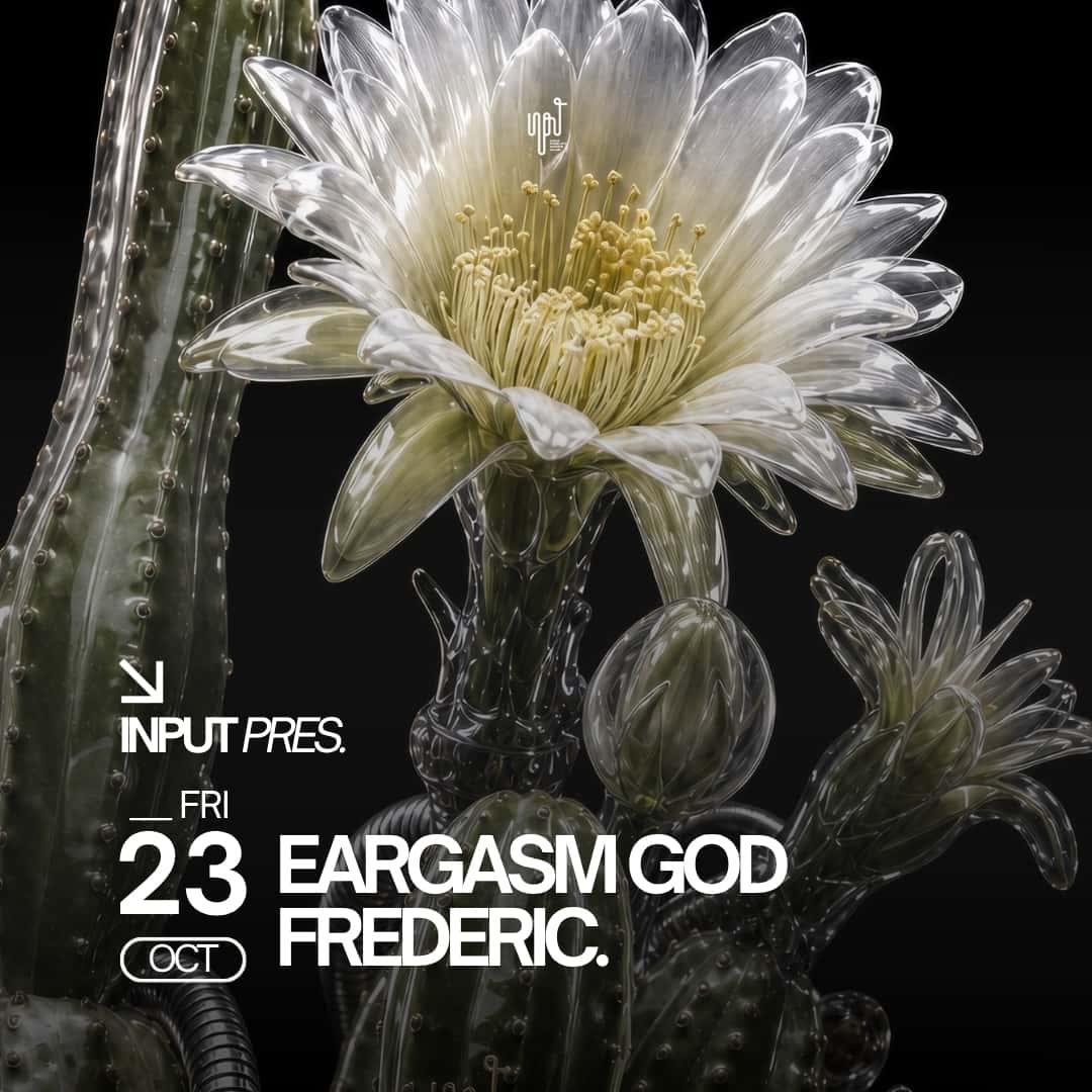 Flyer de INPUT PRES. EARGASM GOD