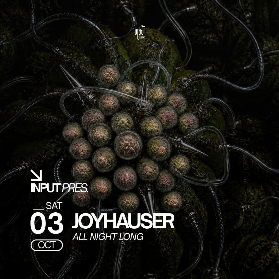 Cartel 1 de INPUT pres. JOYHAUSER All Night Long