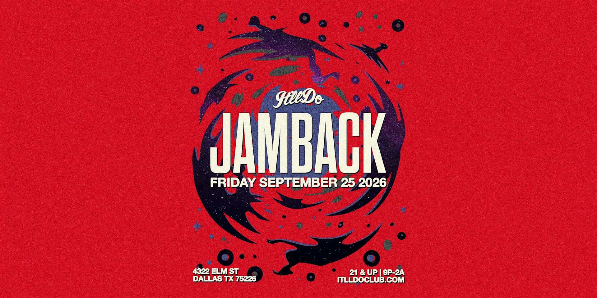 Cartel de Jamback at It'll Do Club