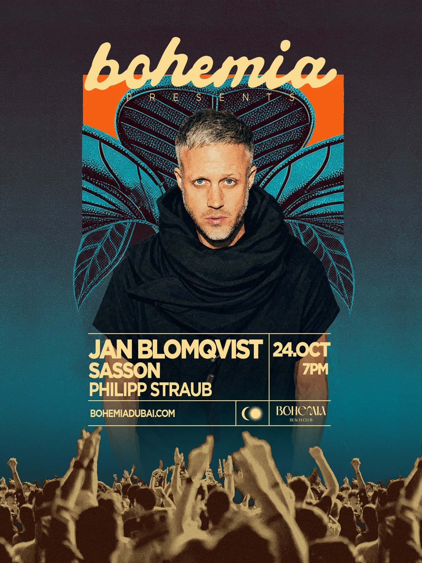 Flyer de Bohemia Presents Jan Blomqvist