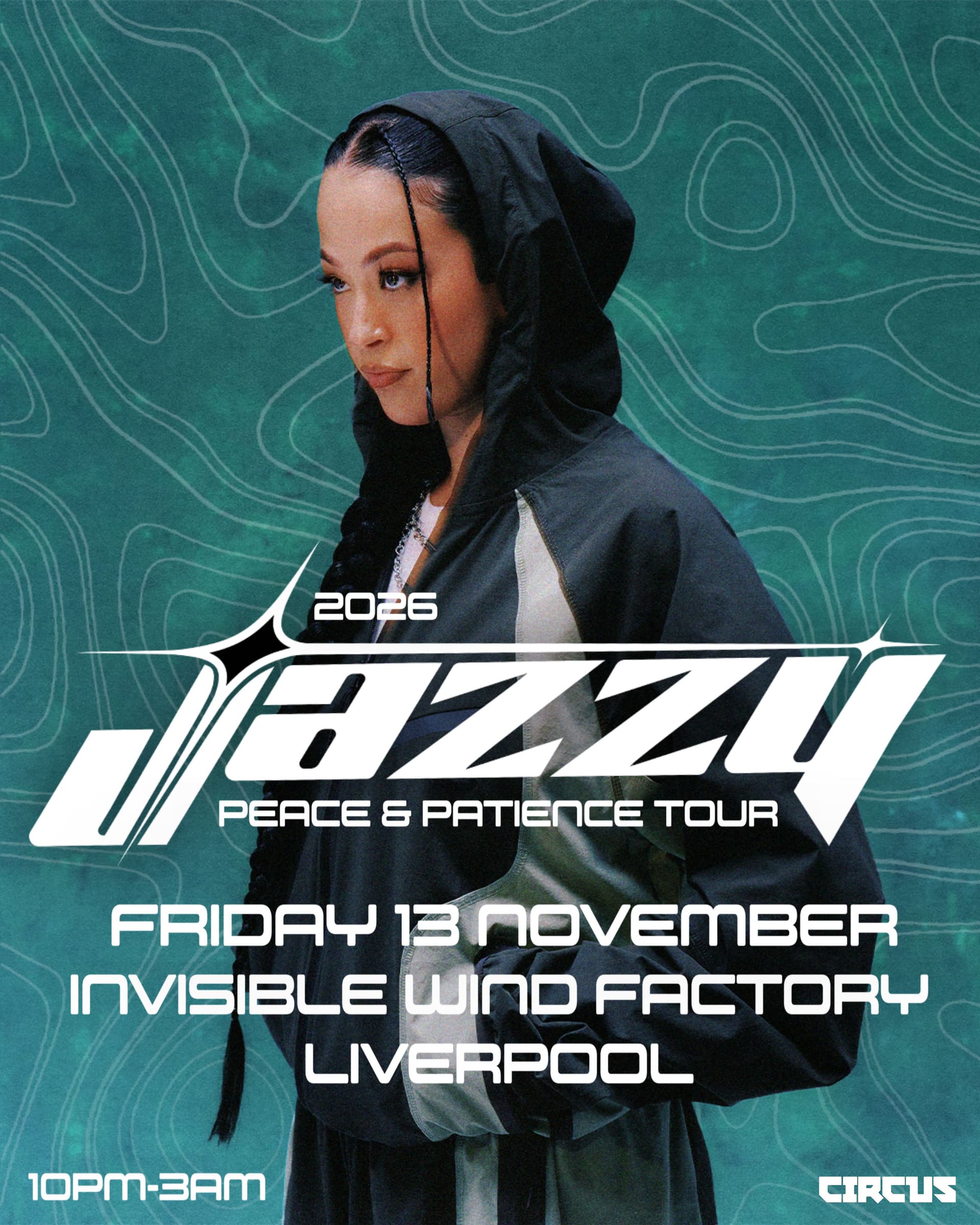 Jazzy (DJ Set) at Invisible Wind Factory, Liverpool - 13th November 2026