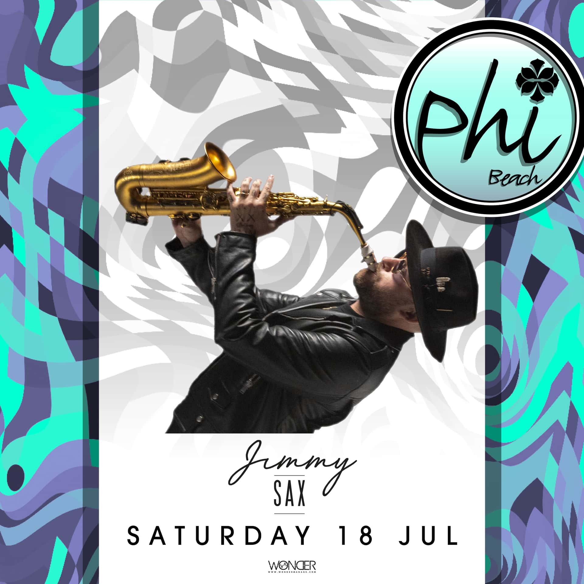 Cartel de JIMMY SAX | 18 JULY