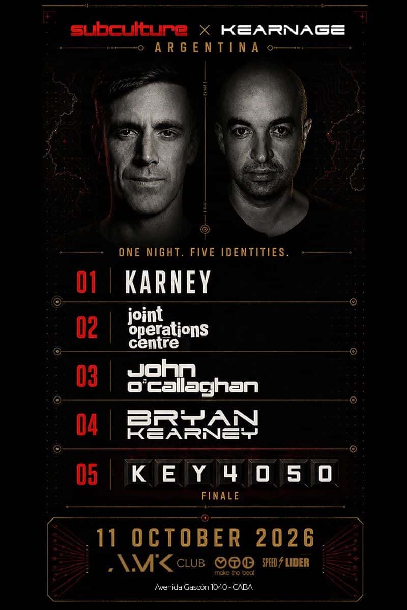 Cartel de John O'Callaghan y Bryan Kearney presents KEY4050