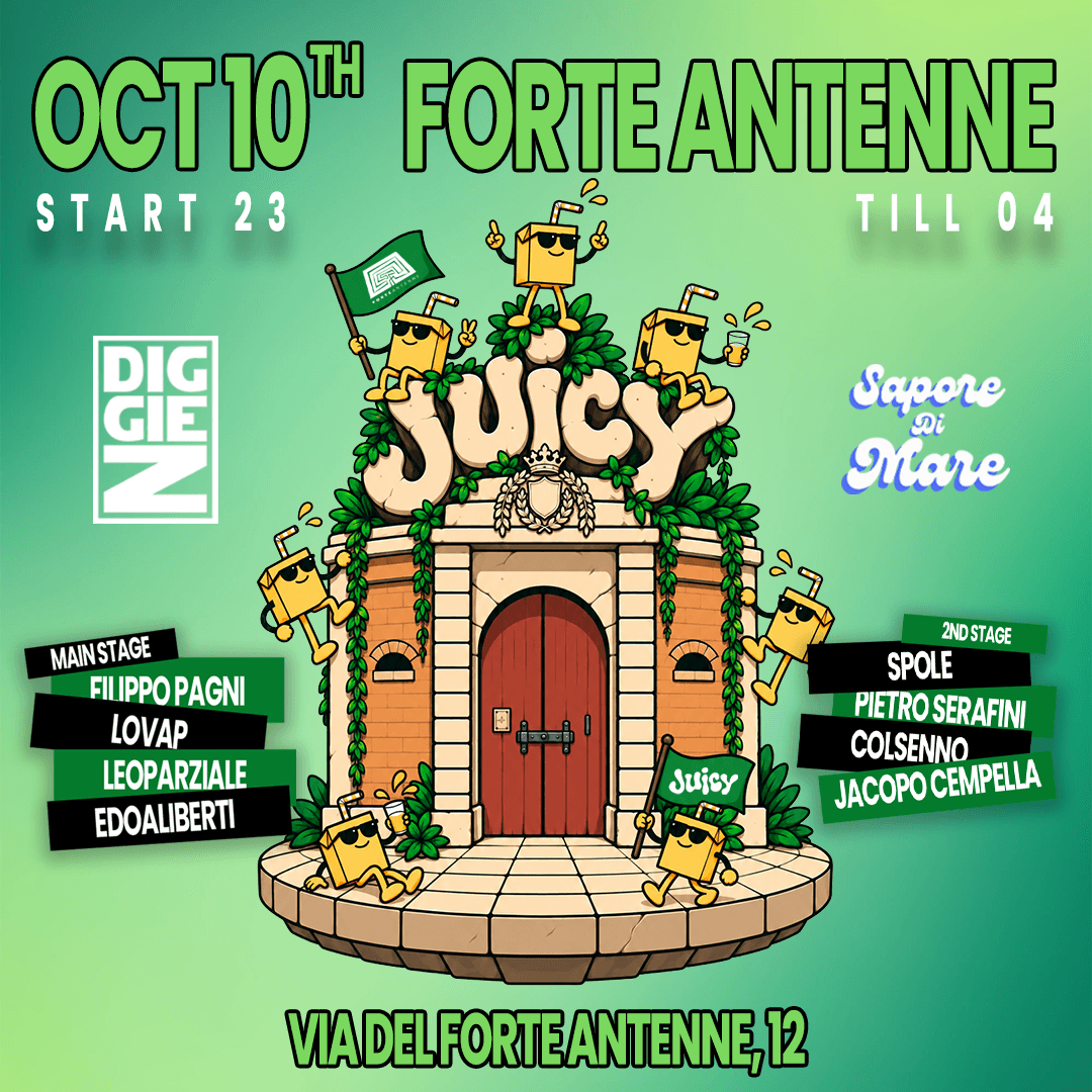 Juicy 2nd anniversary with our friends Diggiez & Sapore di mare