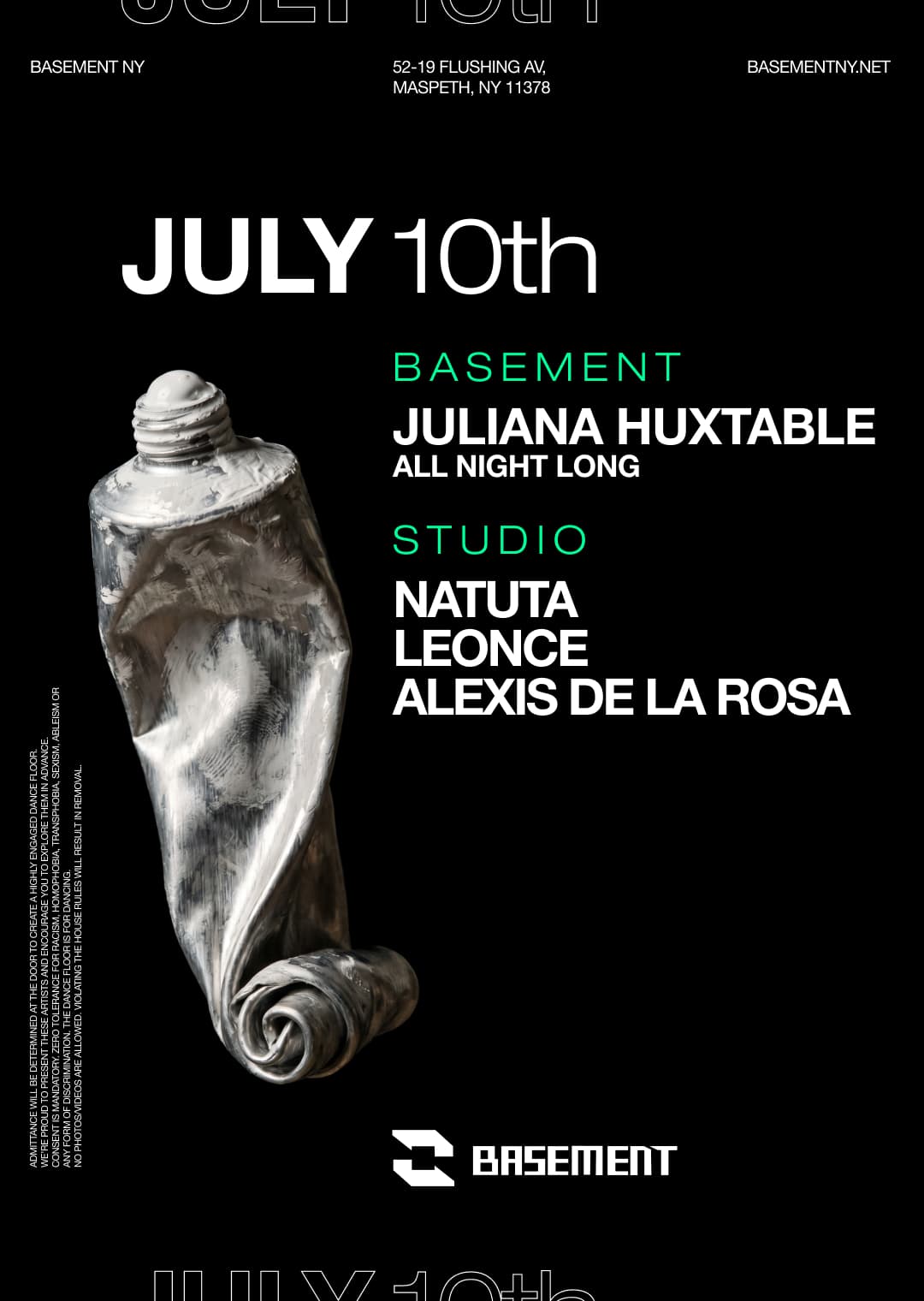 Juliana Huxtable all night long / Natuta / Leonce / ALEXIS DE LA ROSA