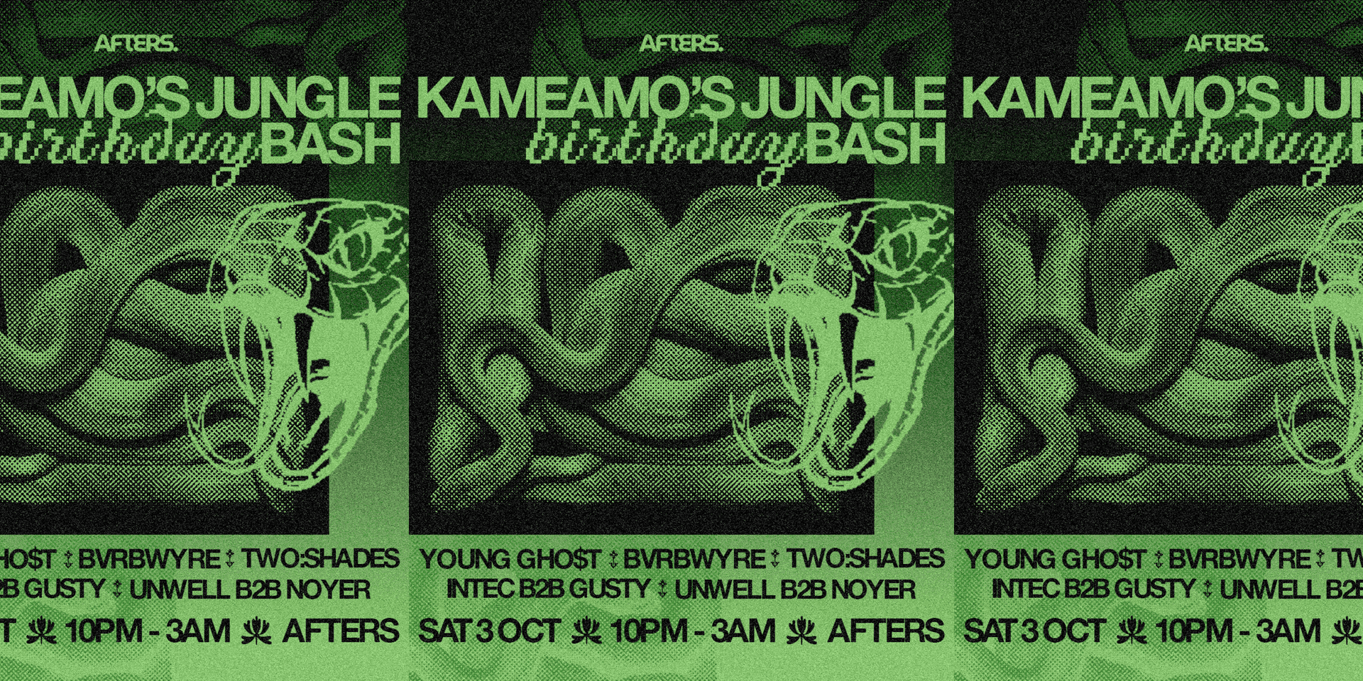 Flyer de Kameano's Jungle Birthday Bash