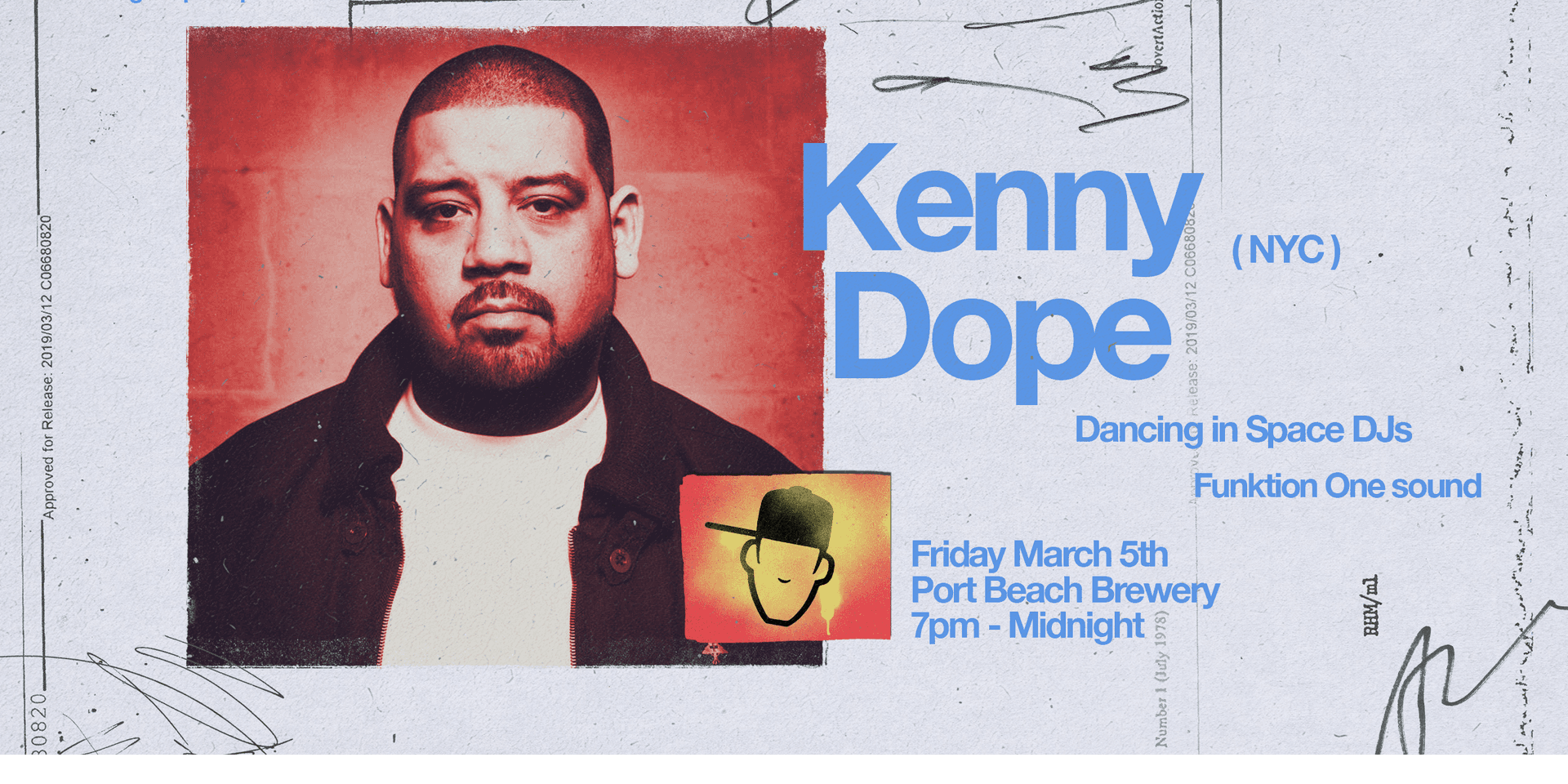 Flyer of KENNY DOPE (NYC)