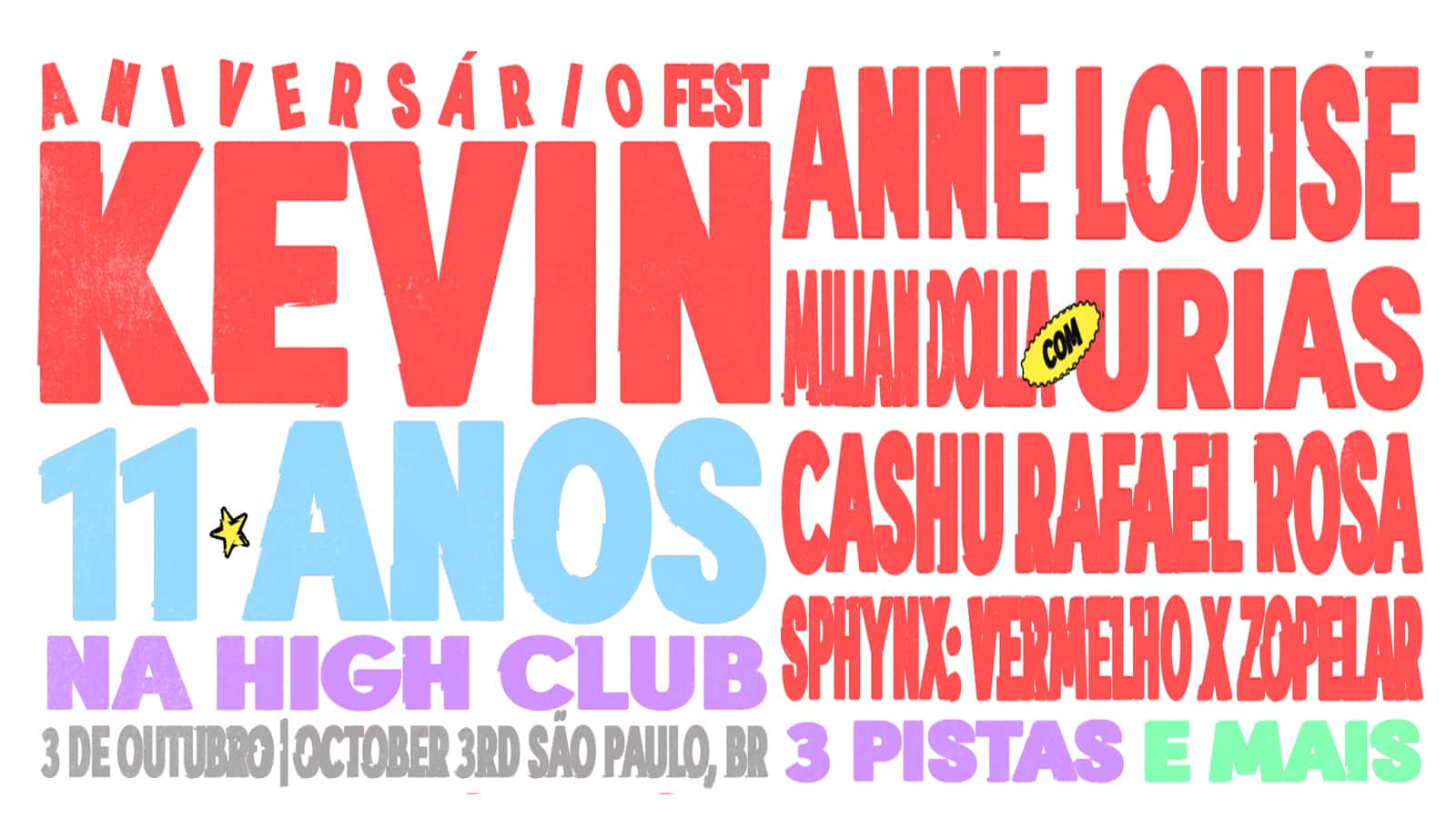 Flyer of Kevin 11 Anos