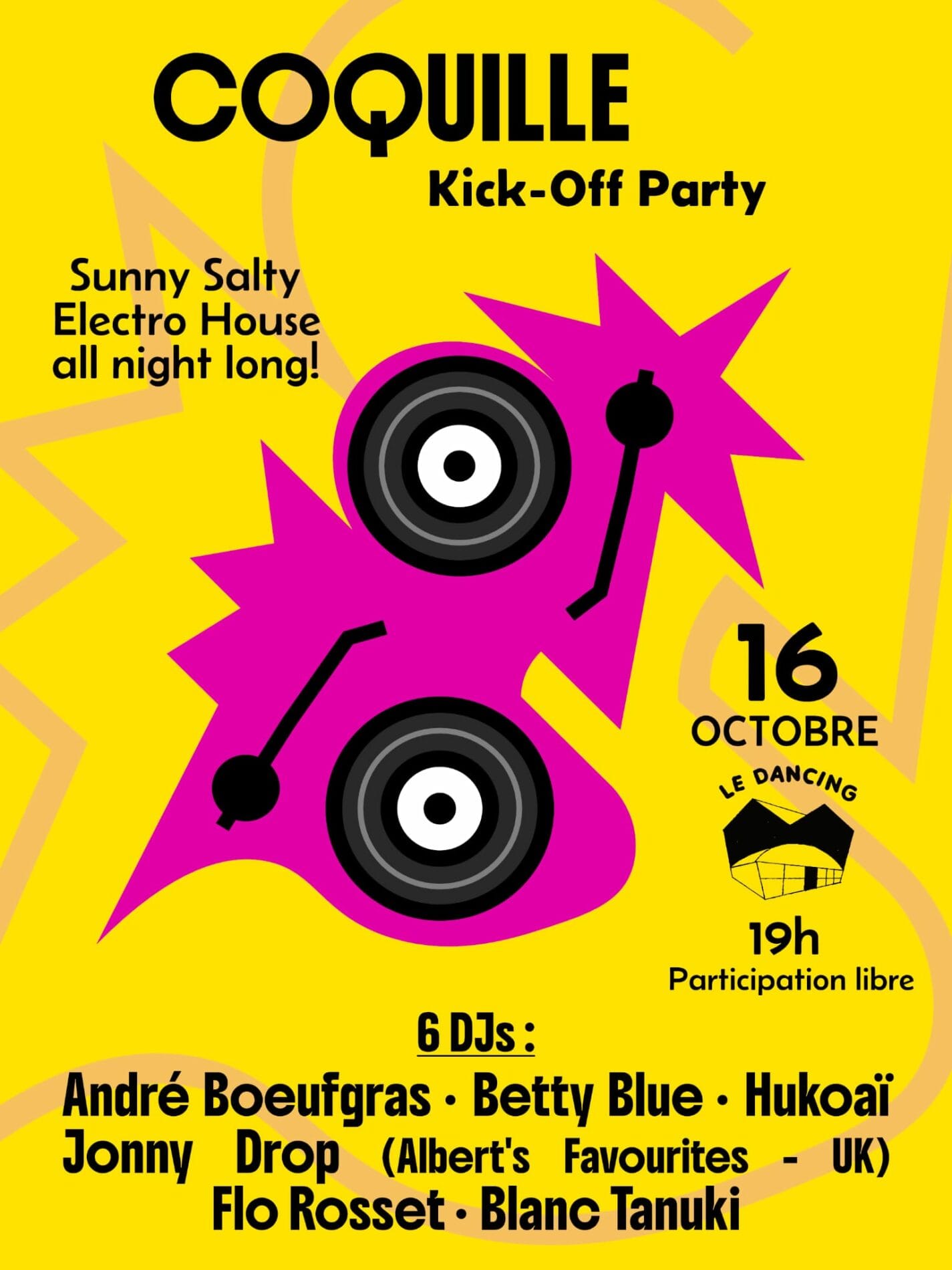 KICK-OFF PARTY by COQUILLE