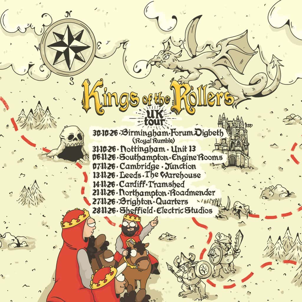 Flyer of Kings Of The Rollers: The Holy Grail UK Tour - Leeds