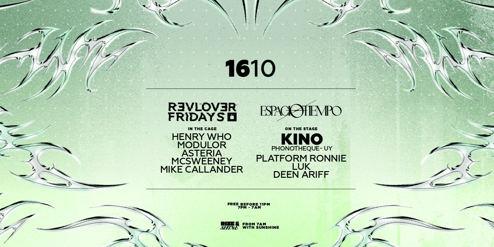 Kino (UY) — Espacio-Tiempo x Revolver Fridays