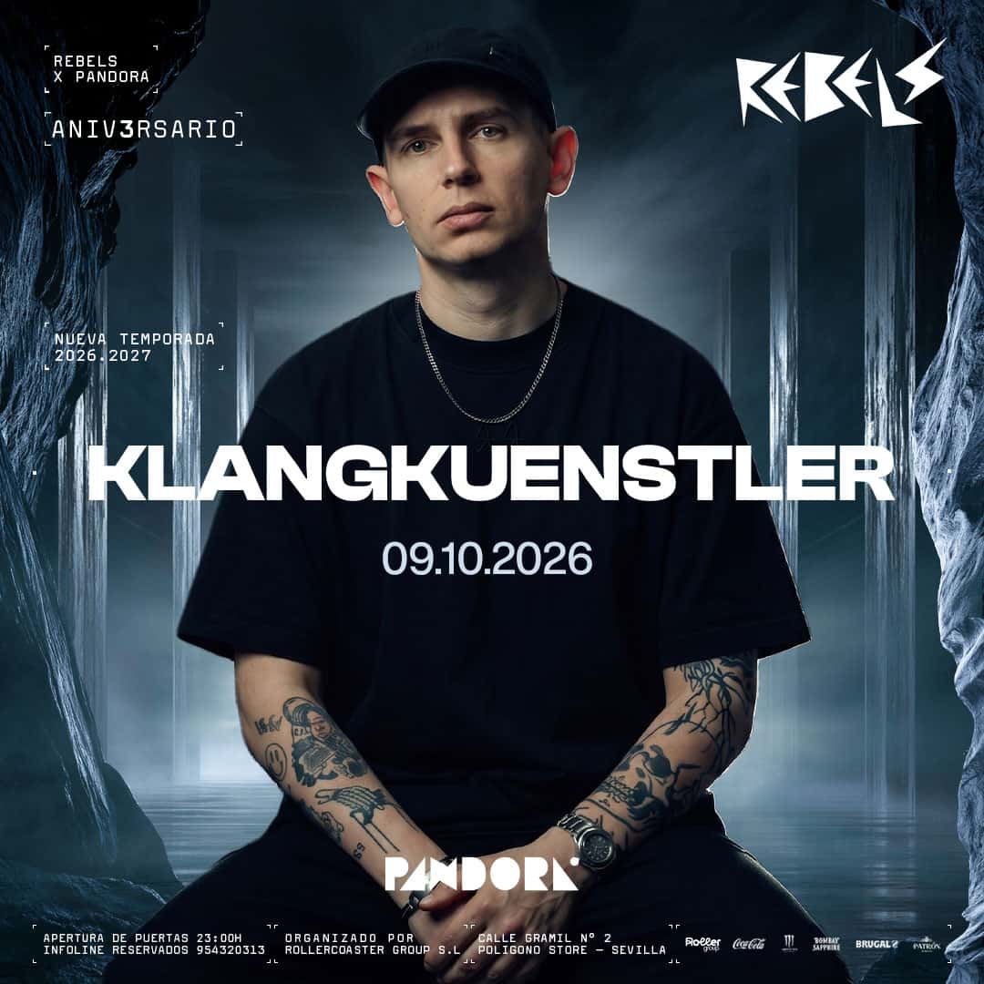 Flyer of Klangkuenstler x Pandora III Aniversario