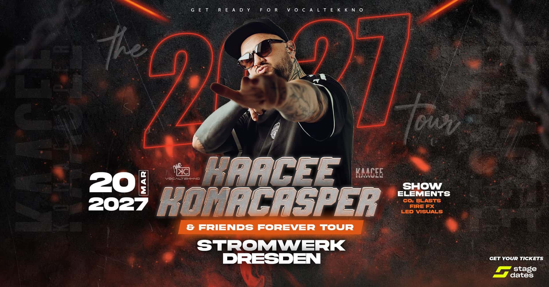 Flyer of KomaCasper & Friends