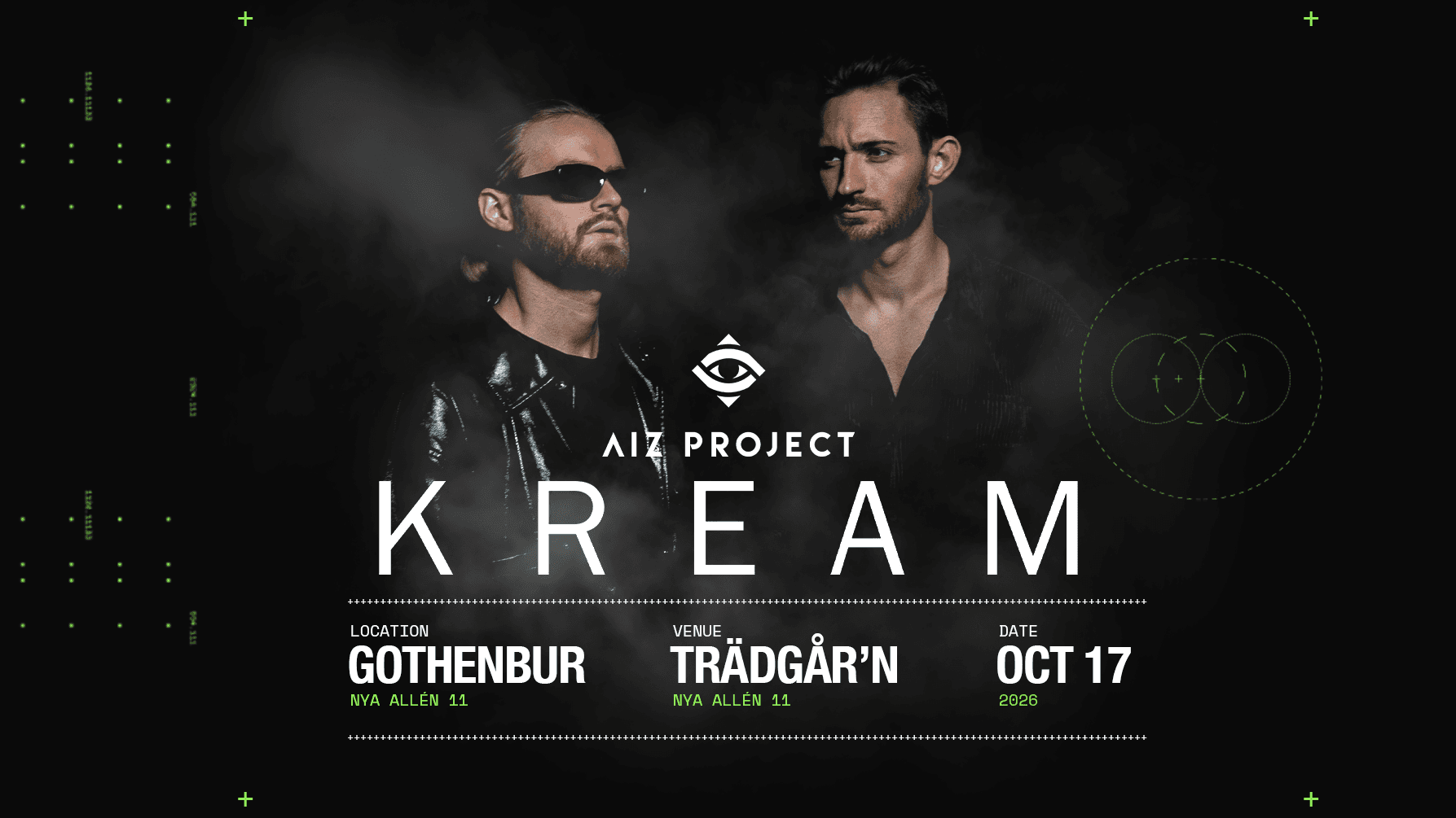 KREAM - 17 OKTOBER - TRÄDGÅR'N