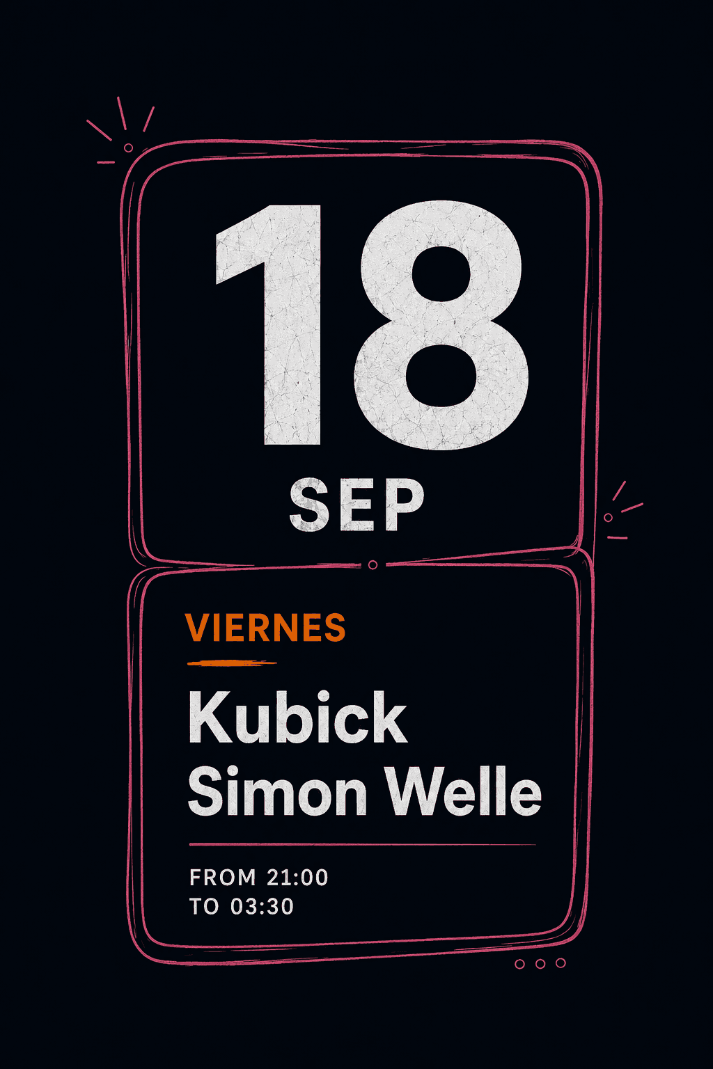 Cartel de KUBICK, SIMONE WELLE