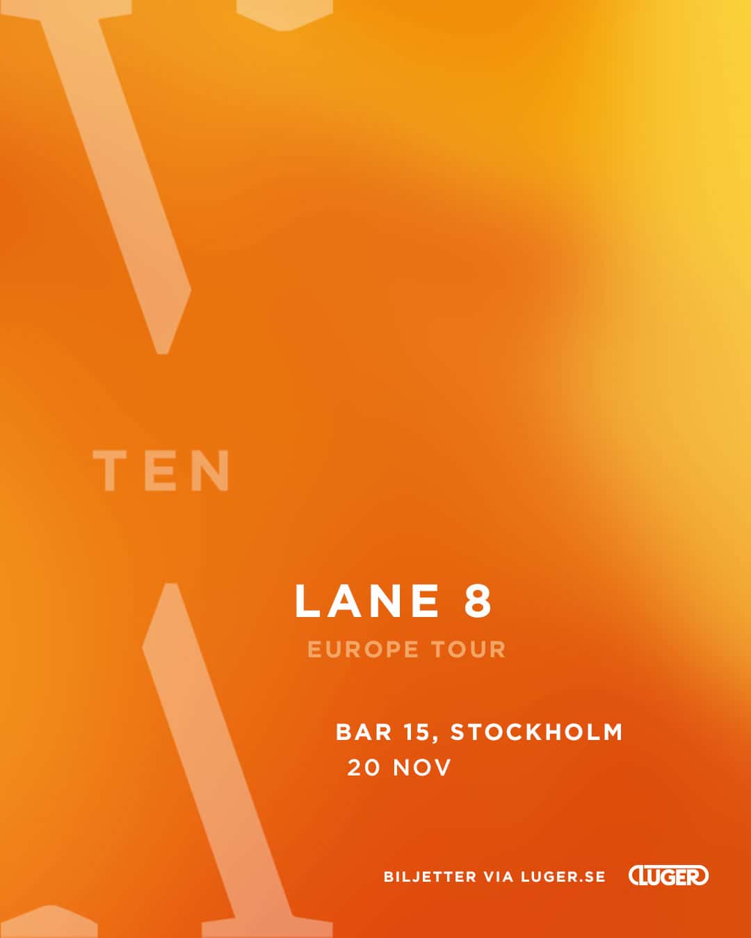 Flyer of Lane 8