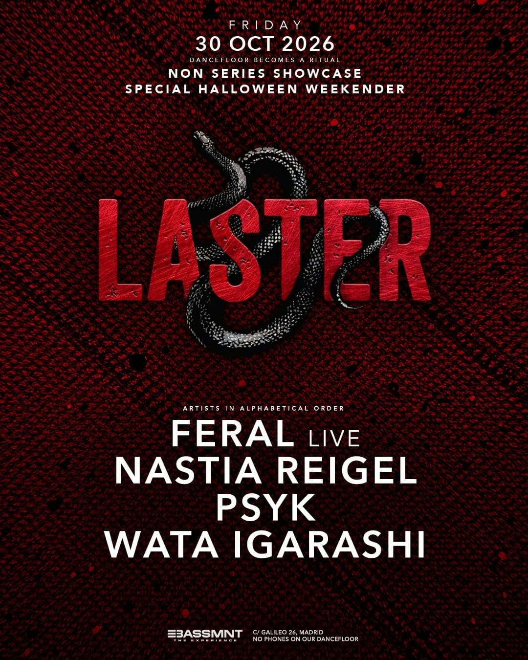 Laster Club presents FRIDAY SPECIAL HALLOWEEN WEEKENDER
