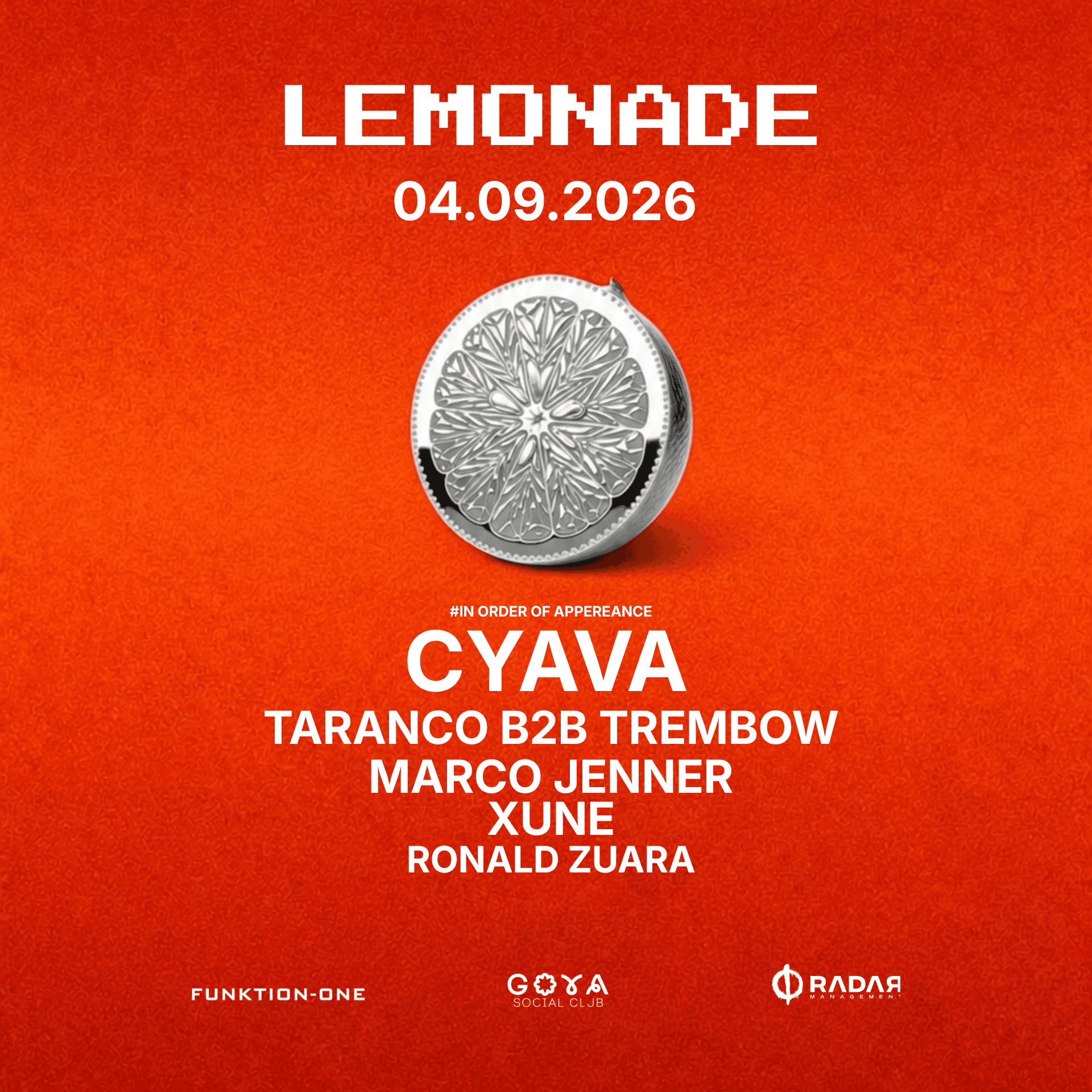 Lemonade @ Goya