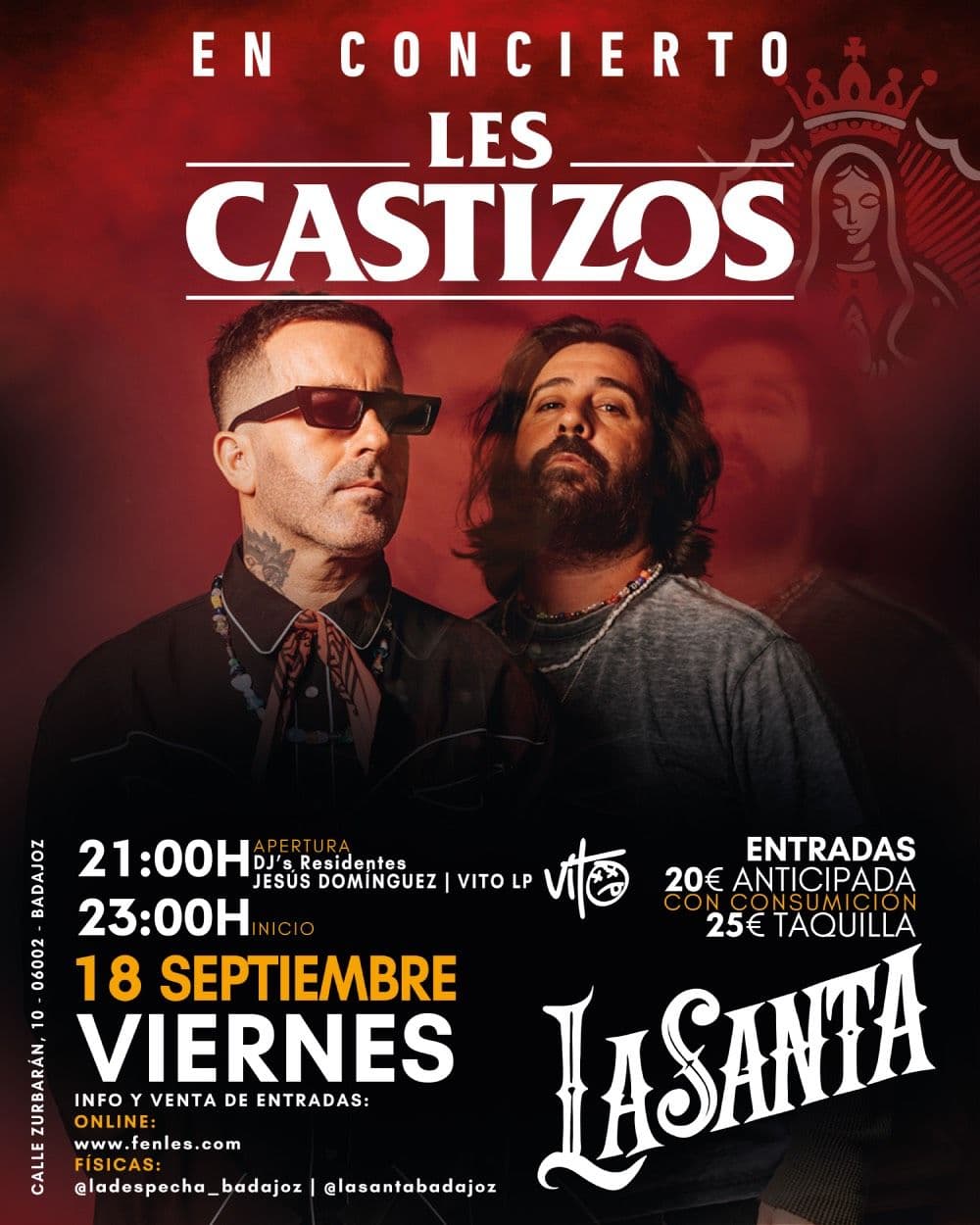 Les Castizos en concierto en La Santa