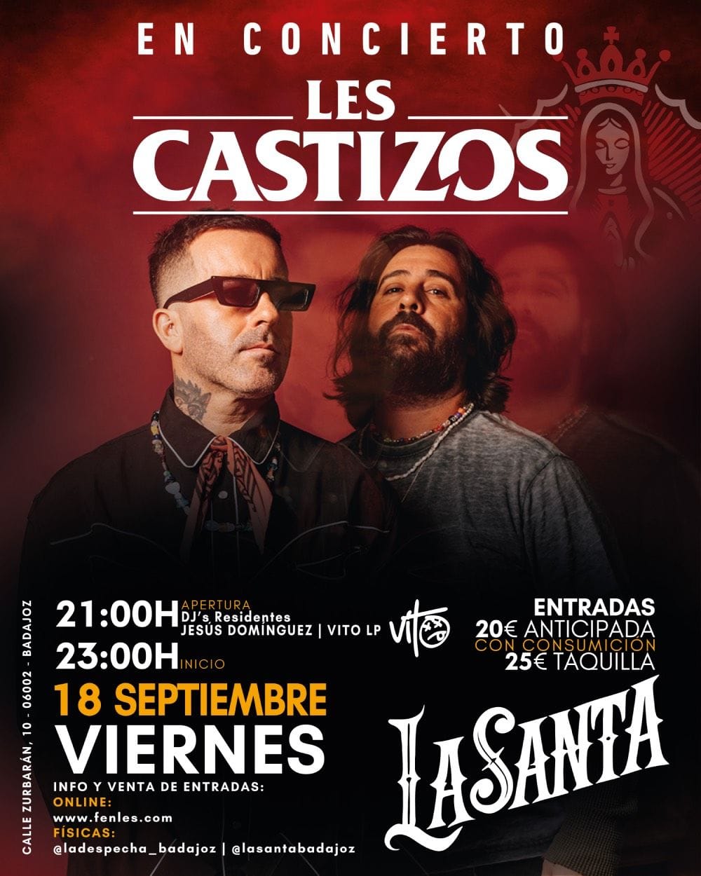 Les Castizos en concierto en La Santa