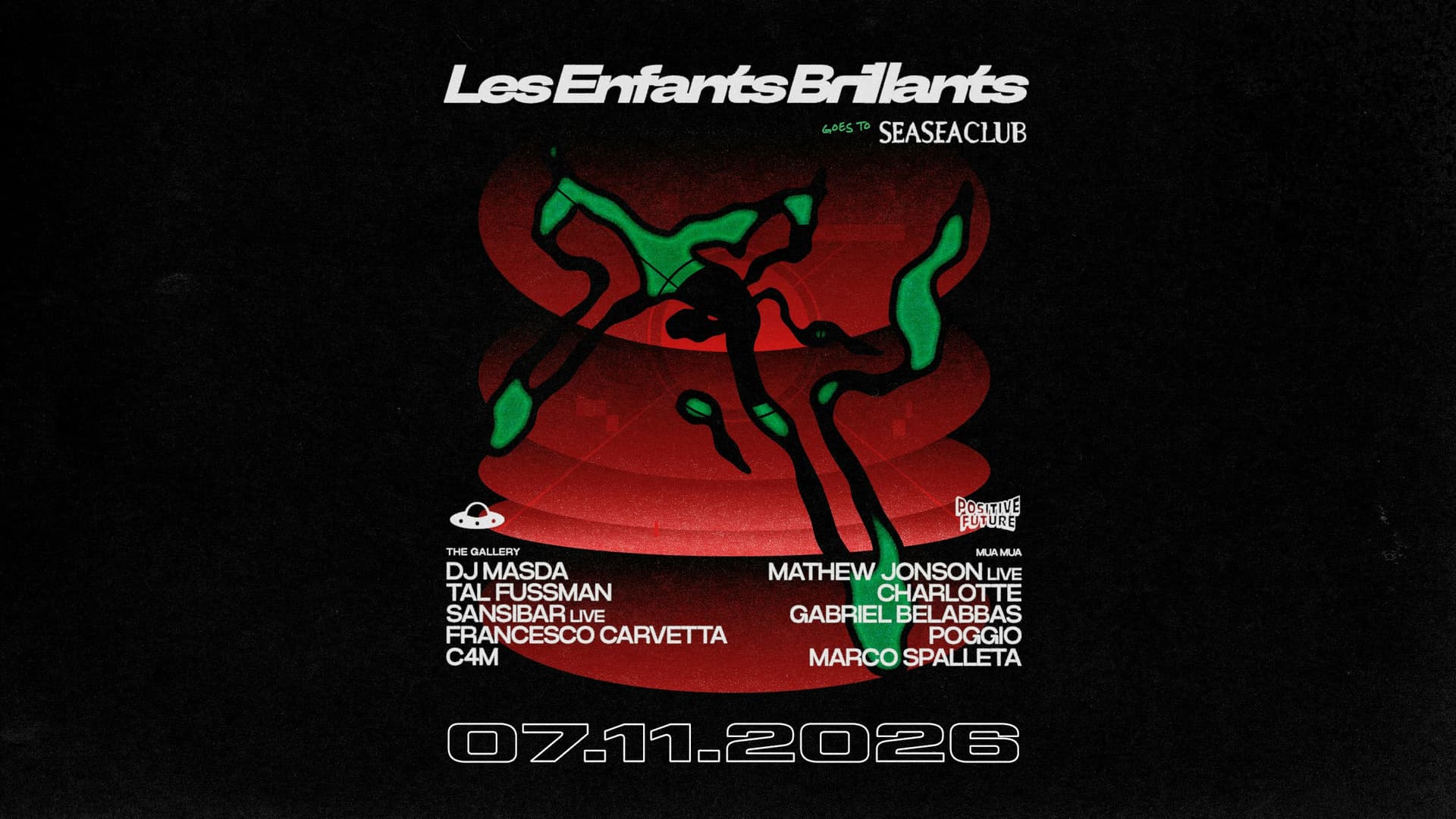 Les Enfants at SEASEACLUB pres. DJ Masda, Mathew Jonson live, Tal Fussman, Sansibar live