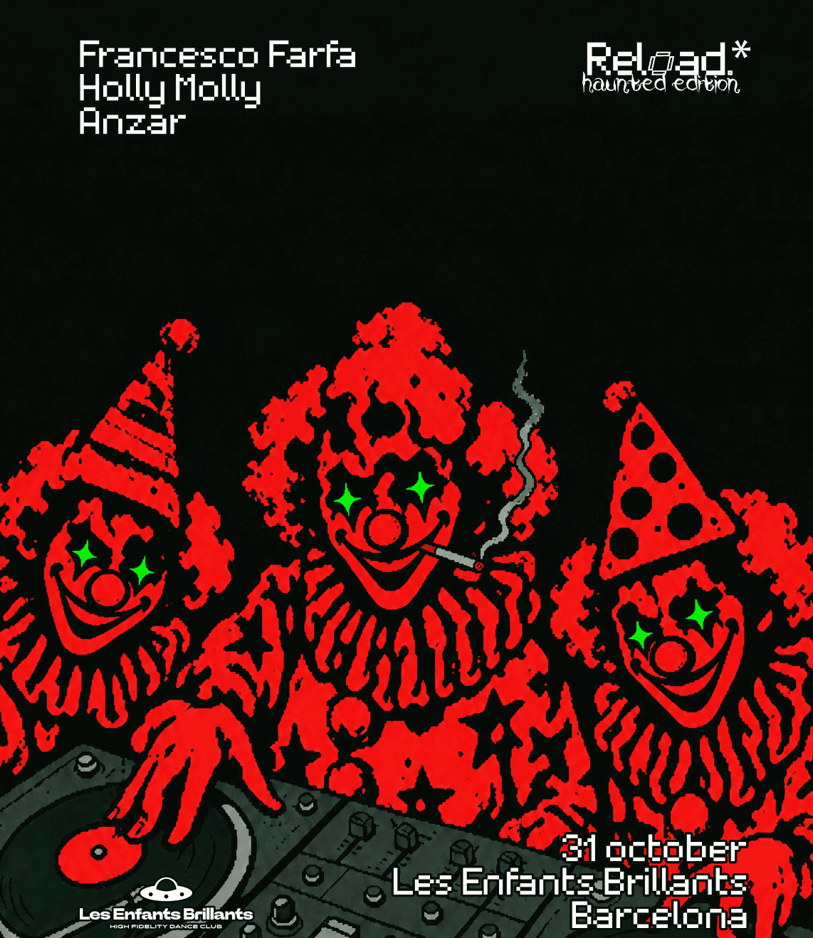 Les Enfants x Reload. Francesco Farfa HALLOWEEN