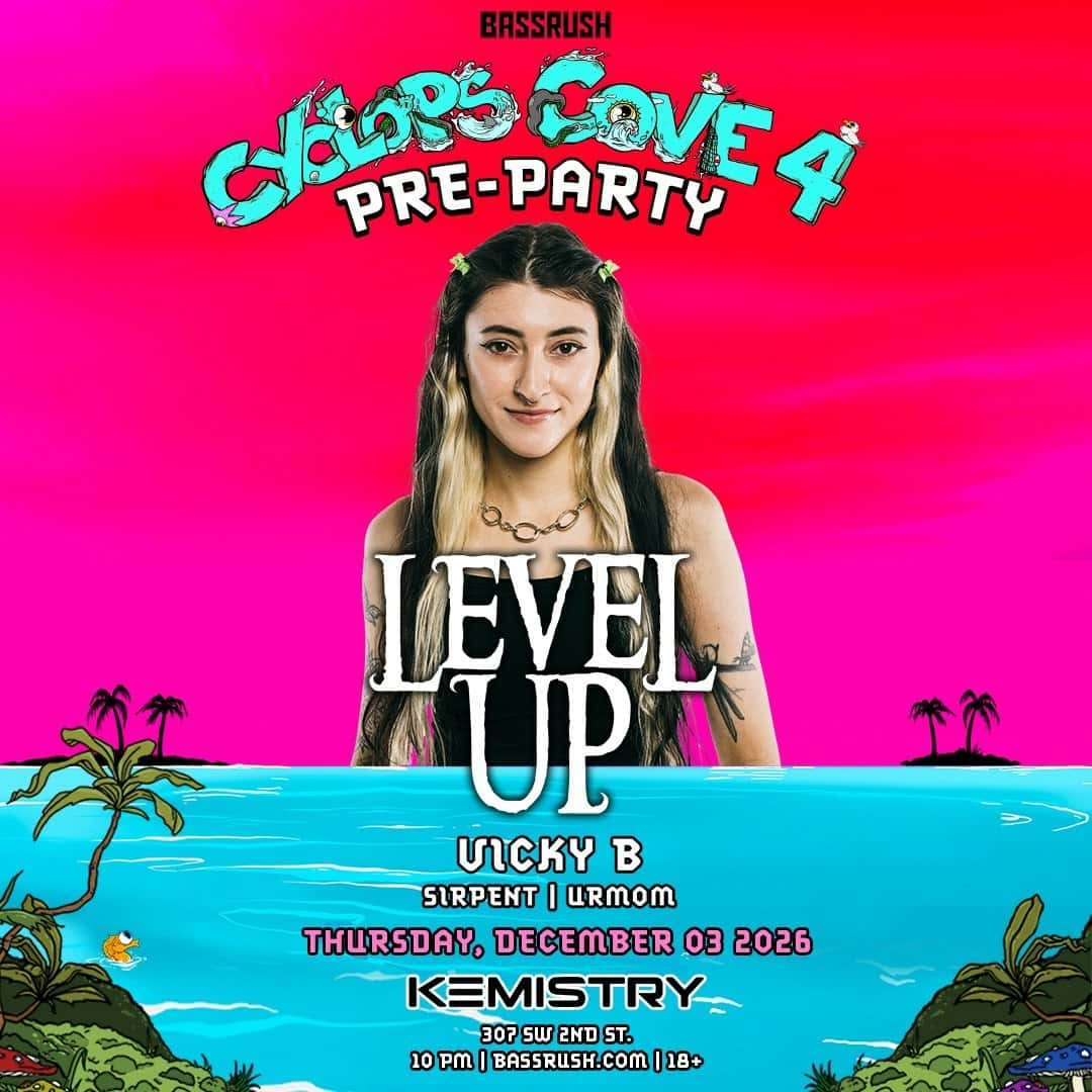 Flyer de LEVEL UP : CYCLOPS COVE PRE-PARTY