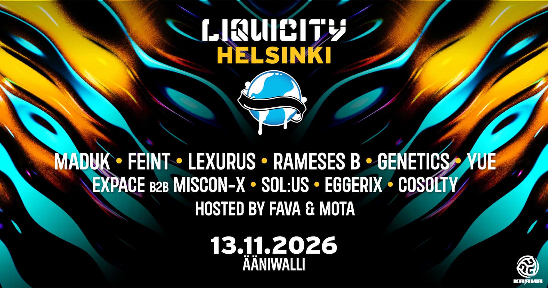 Flyer of Liquicity Helsinki 2026