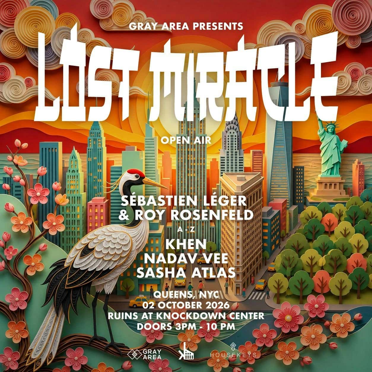 Flyer of Lost Miracle: Sébastien Léger x Roy Rosenfeld