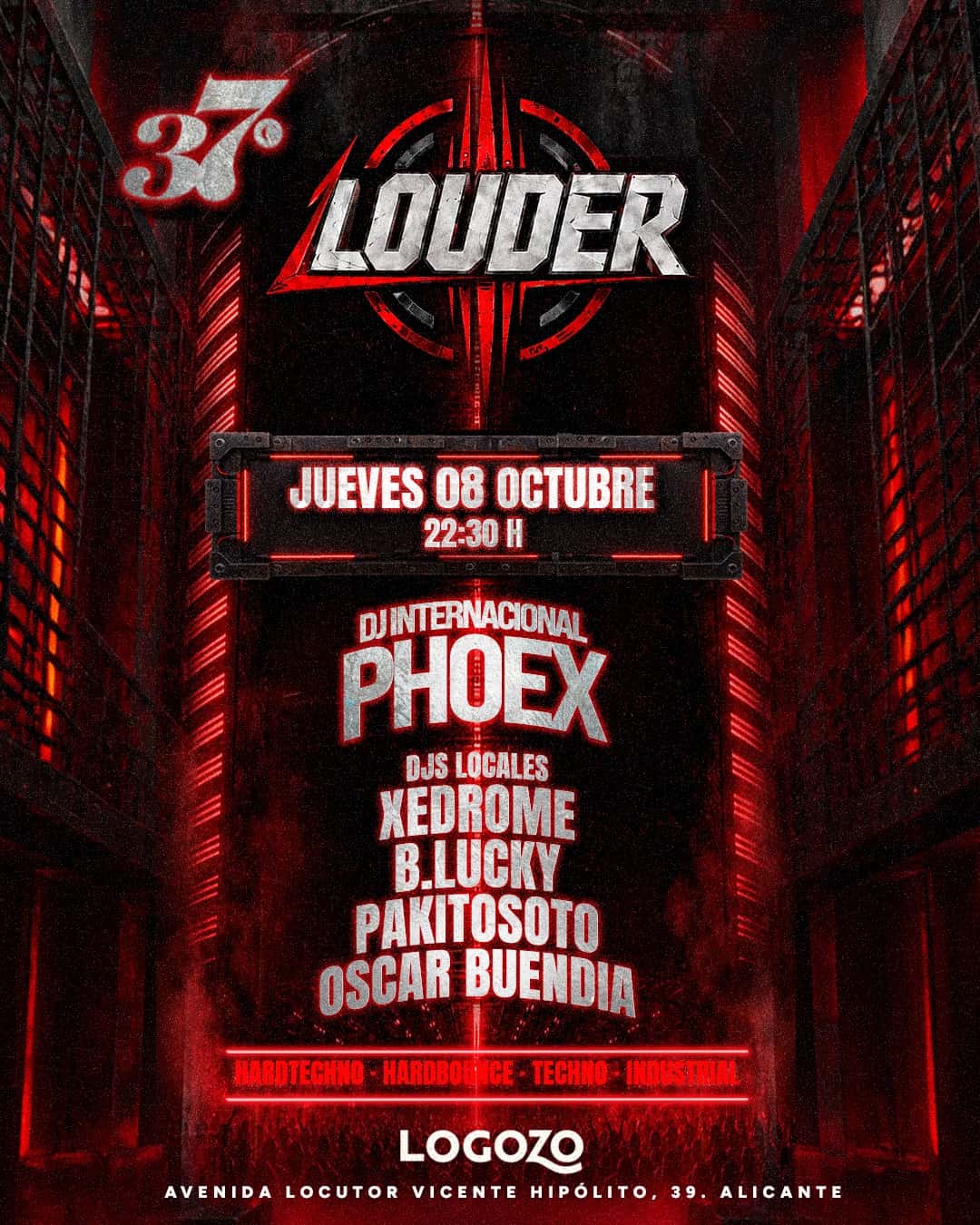 Flyer de LOUDER