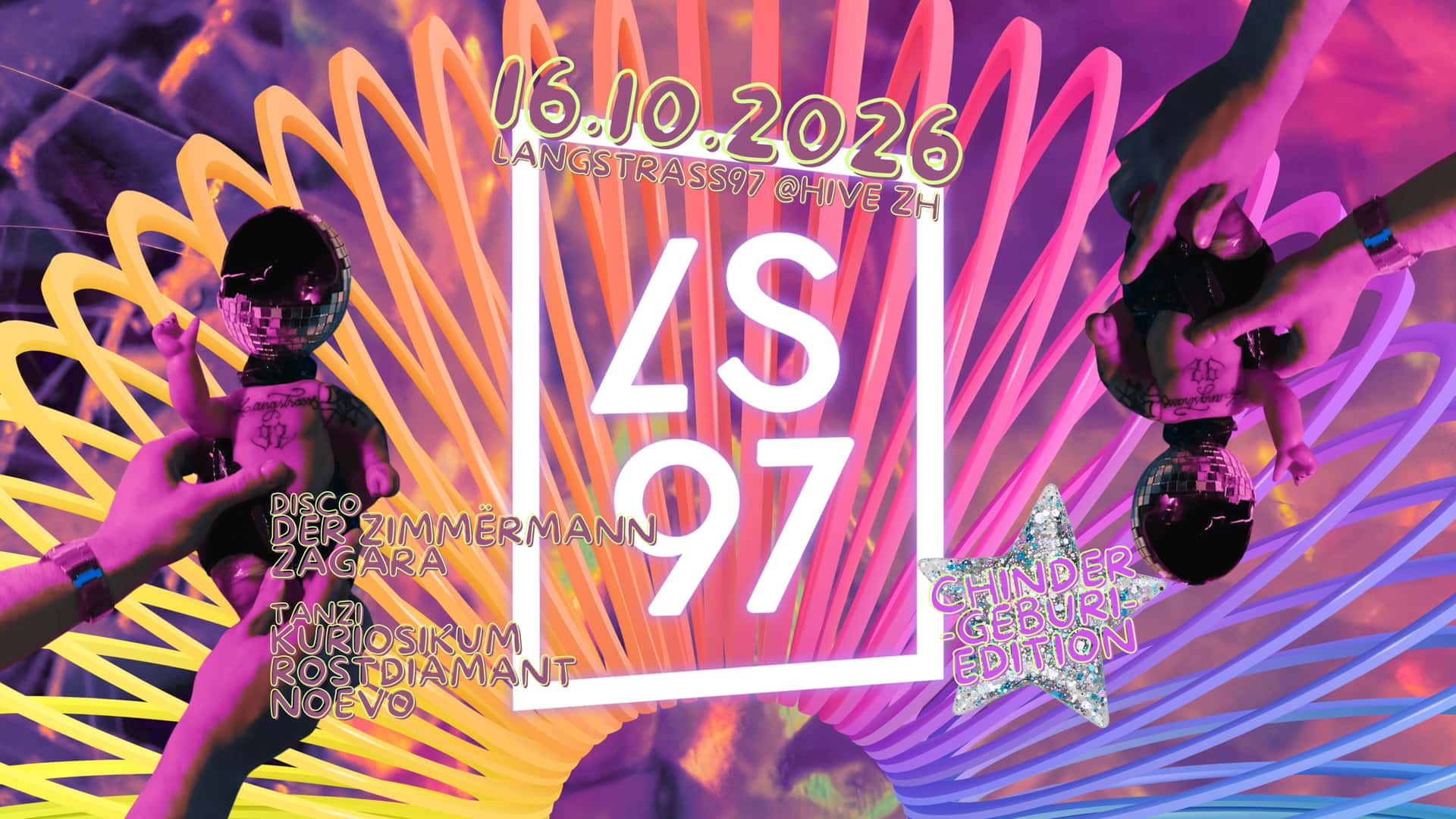 Flyer of LS97 – Chindergeburi-Edition