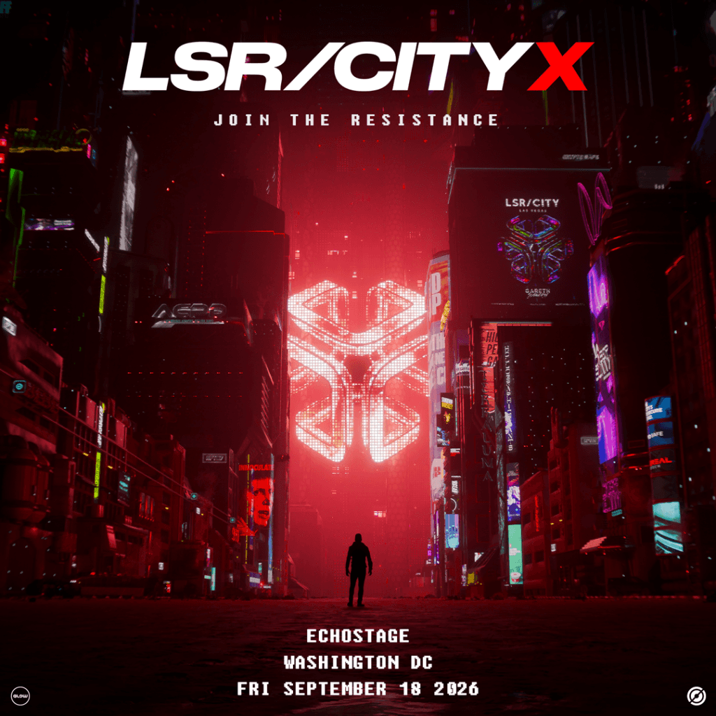 Cartel de LSR/CITY X by Gareth Emery