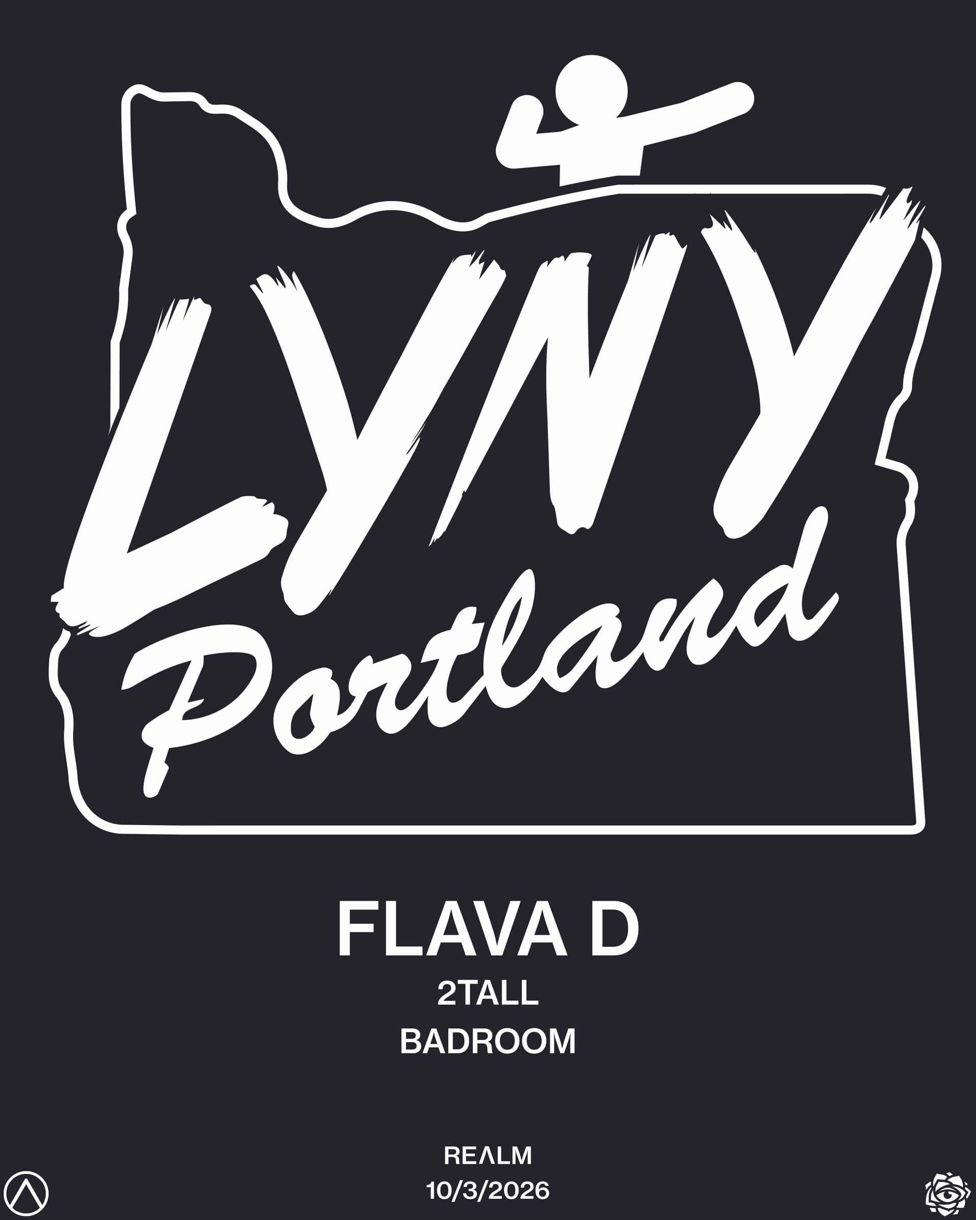 Flyer of LYNY w/ FLAVA D