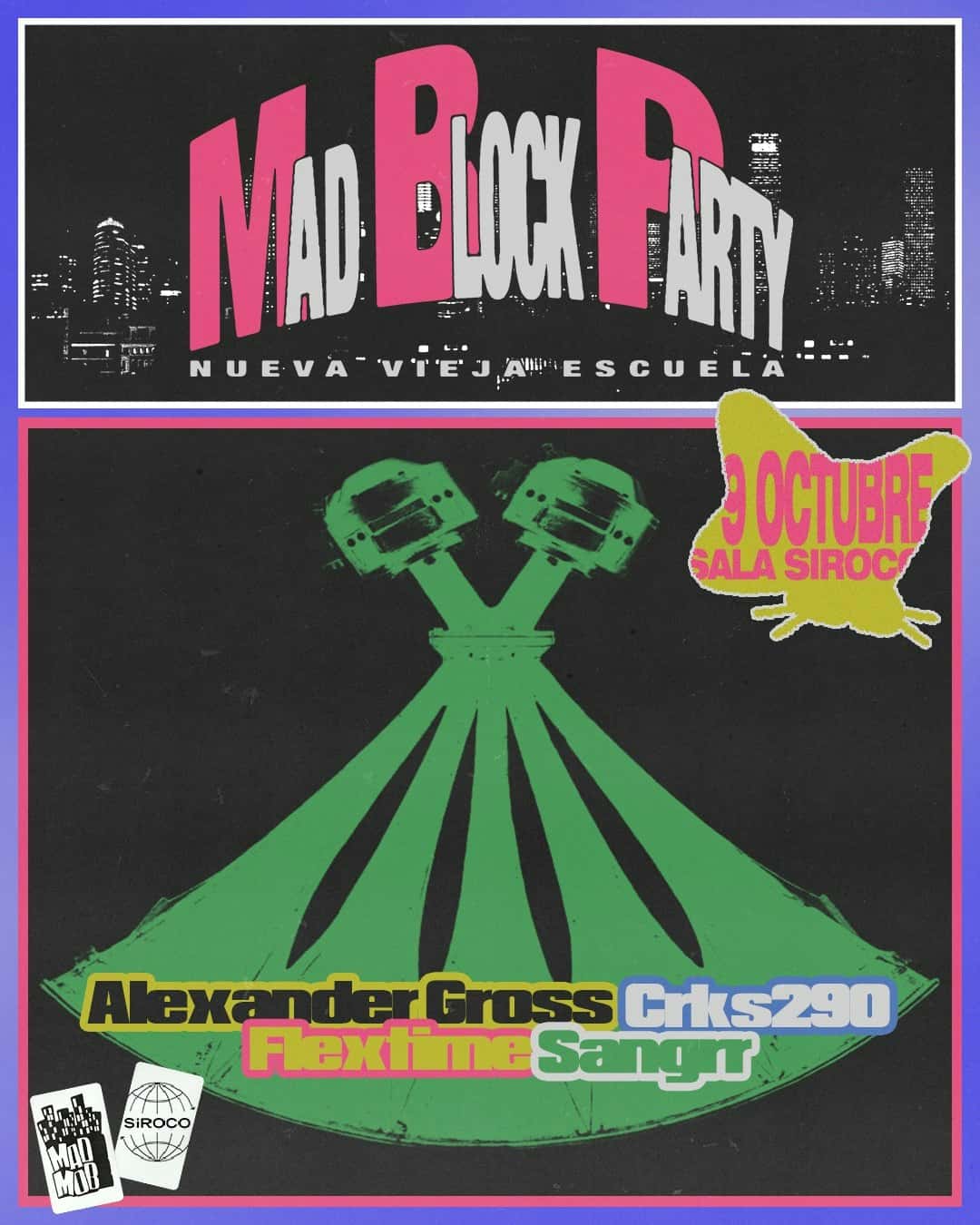 Flyer de MadBlock Party