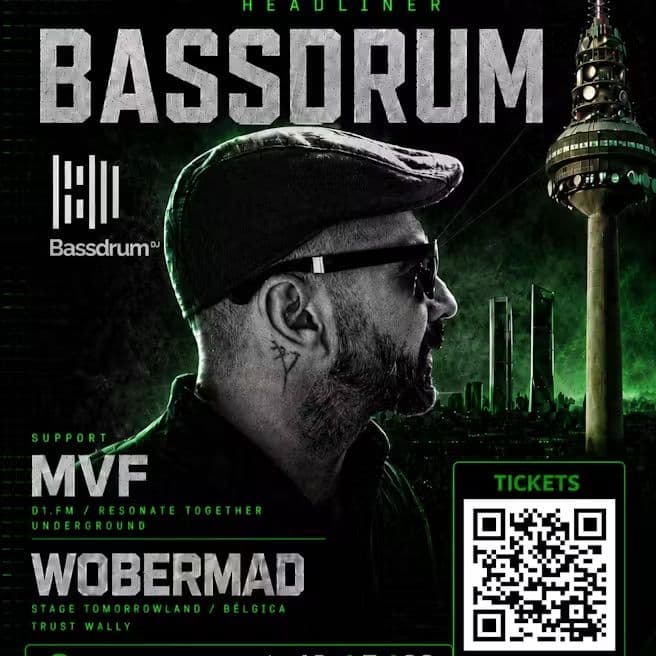 Madrid only Techno: Bassdrum + MVF + Wobermad