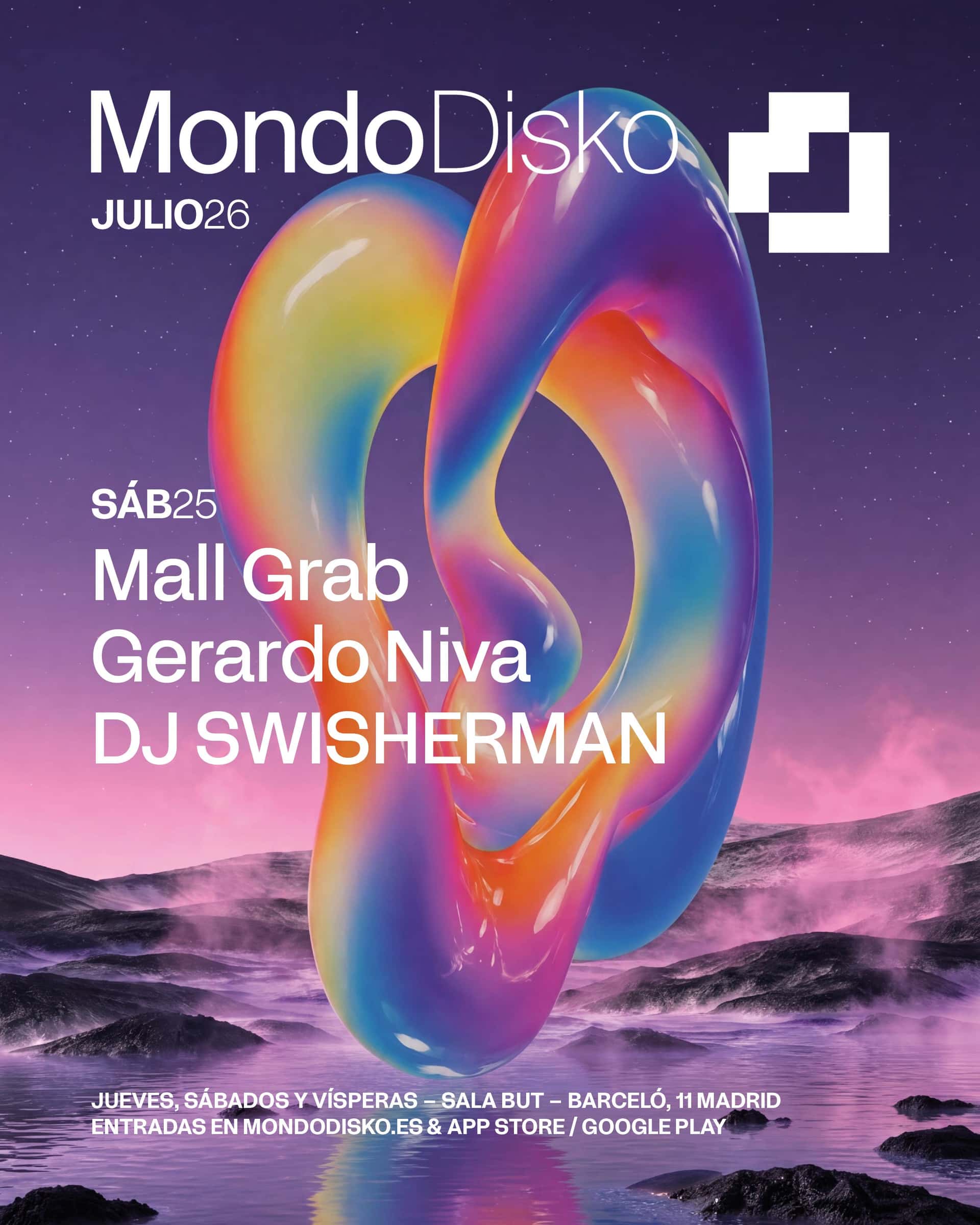 Flyer de Mall Grab / Gerardo Niva / DJ SWISHERMAN