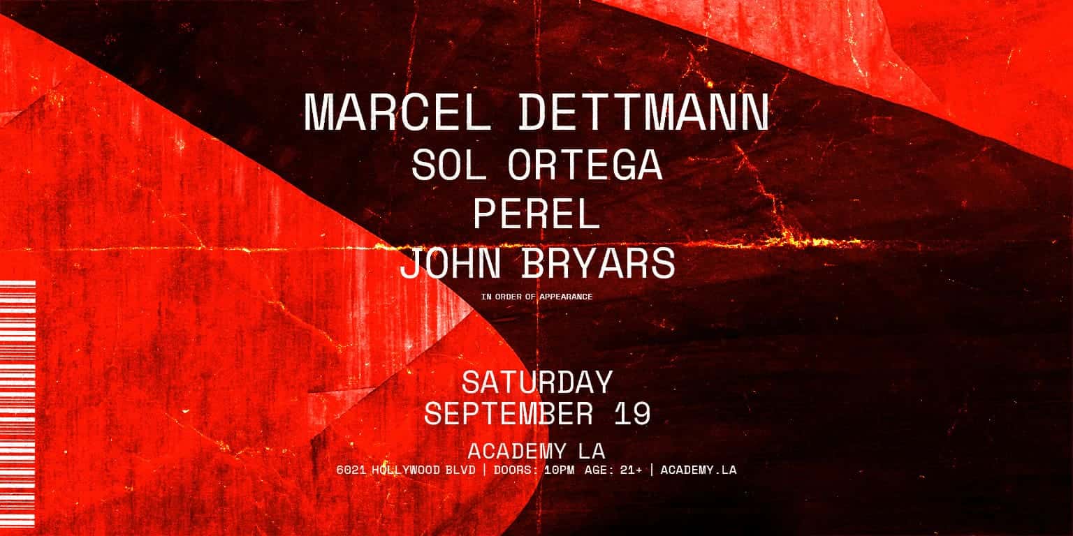 Cartel de Marcel Dettmann